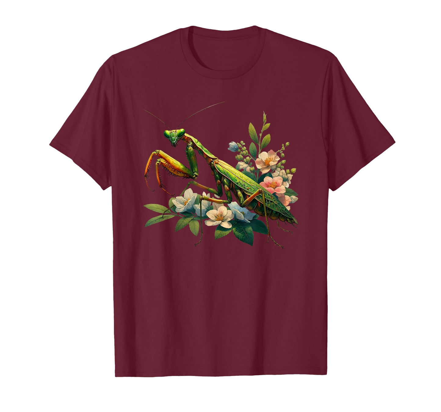Beautiful Insect Art - Praying Mantis T-Shirt