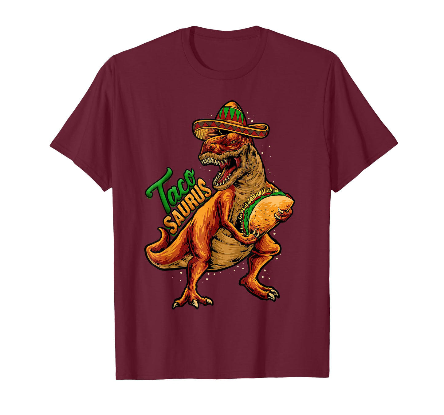 Tacosaurus T-Shirt Kids T-Rex Dinosaur Funny Taco Gift Fiesta T-Shirt