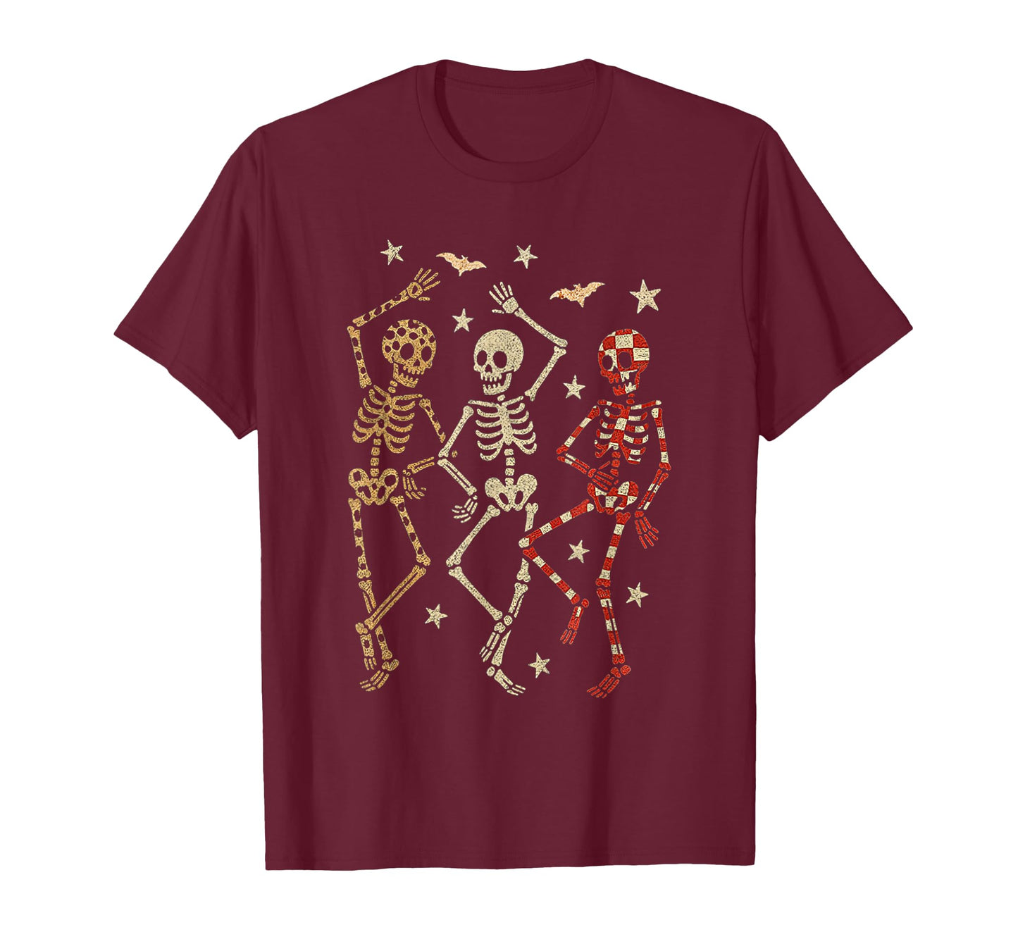 Dancing Skeletons Halloween Dance of Death Macabre Skeleton T-Shirt