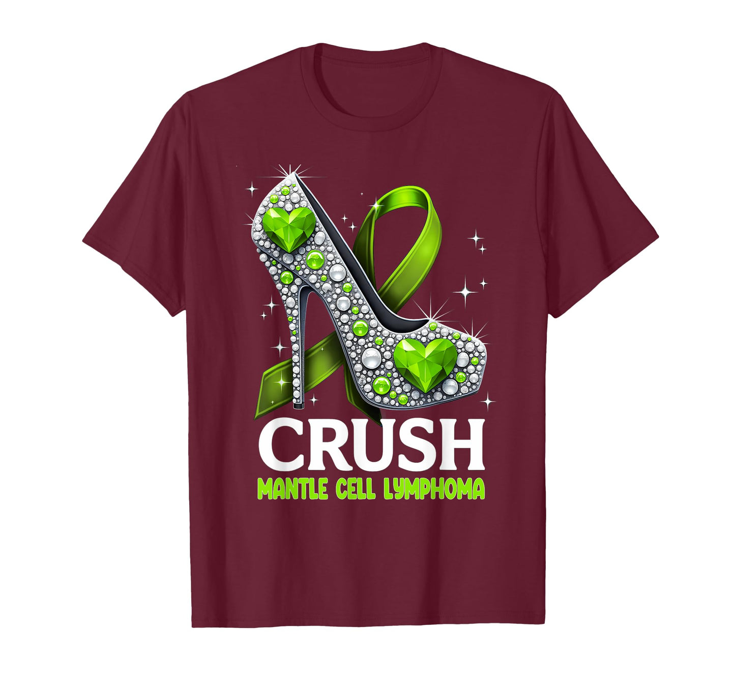 Girl Women Crush Mantle Cell Lymphoma Awareness T-Shirt