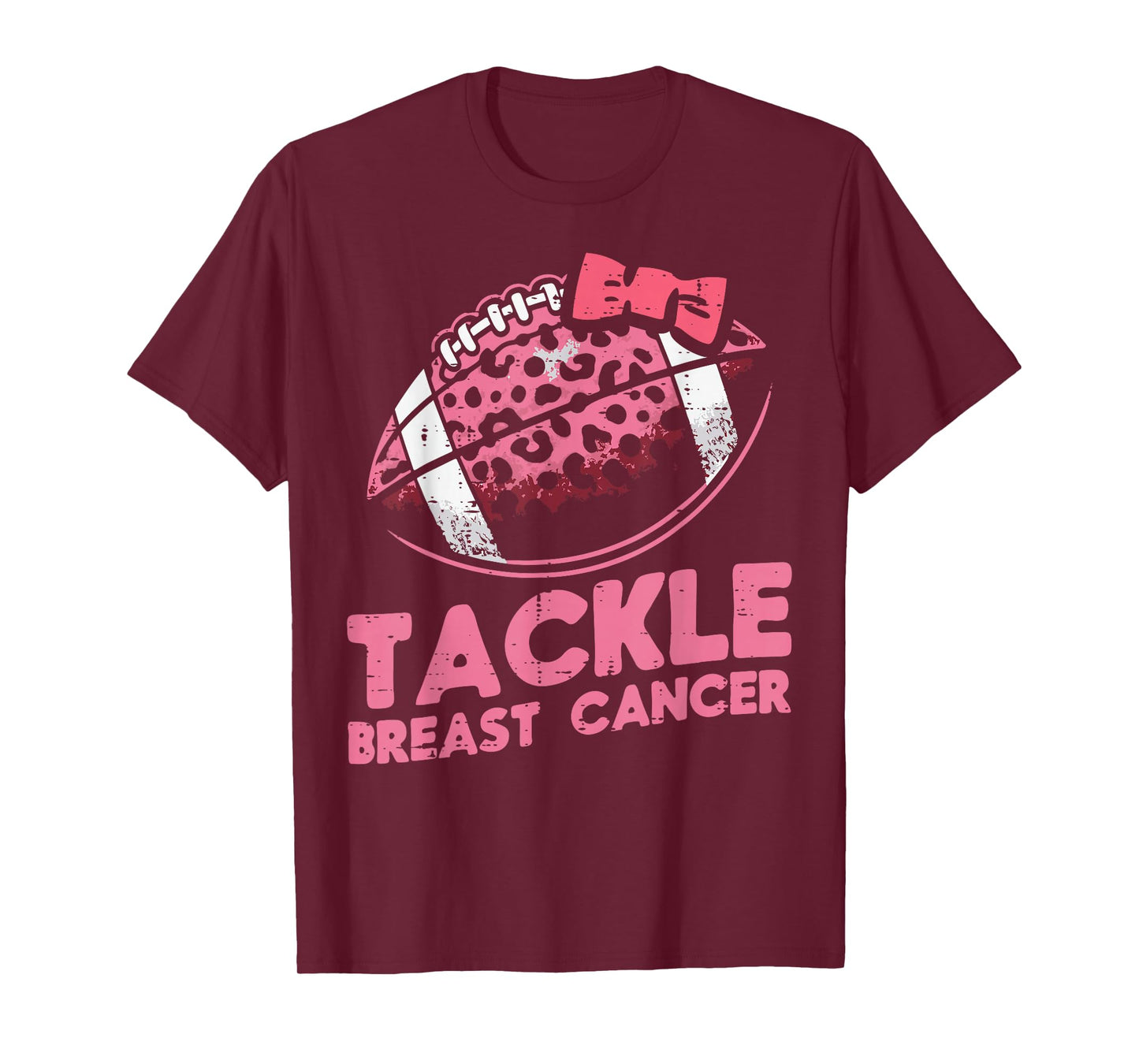 Tackle Breast Cancer American Football Aware Women Men Kids T-Shirt