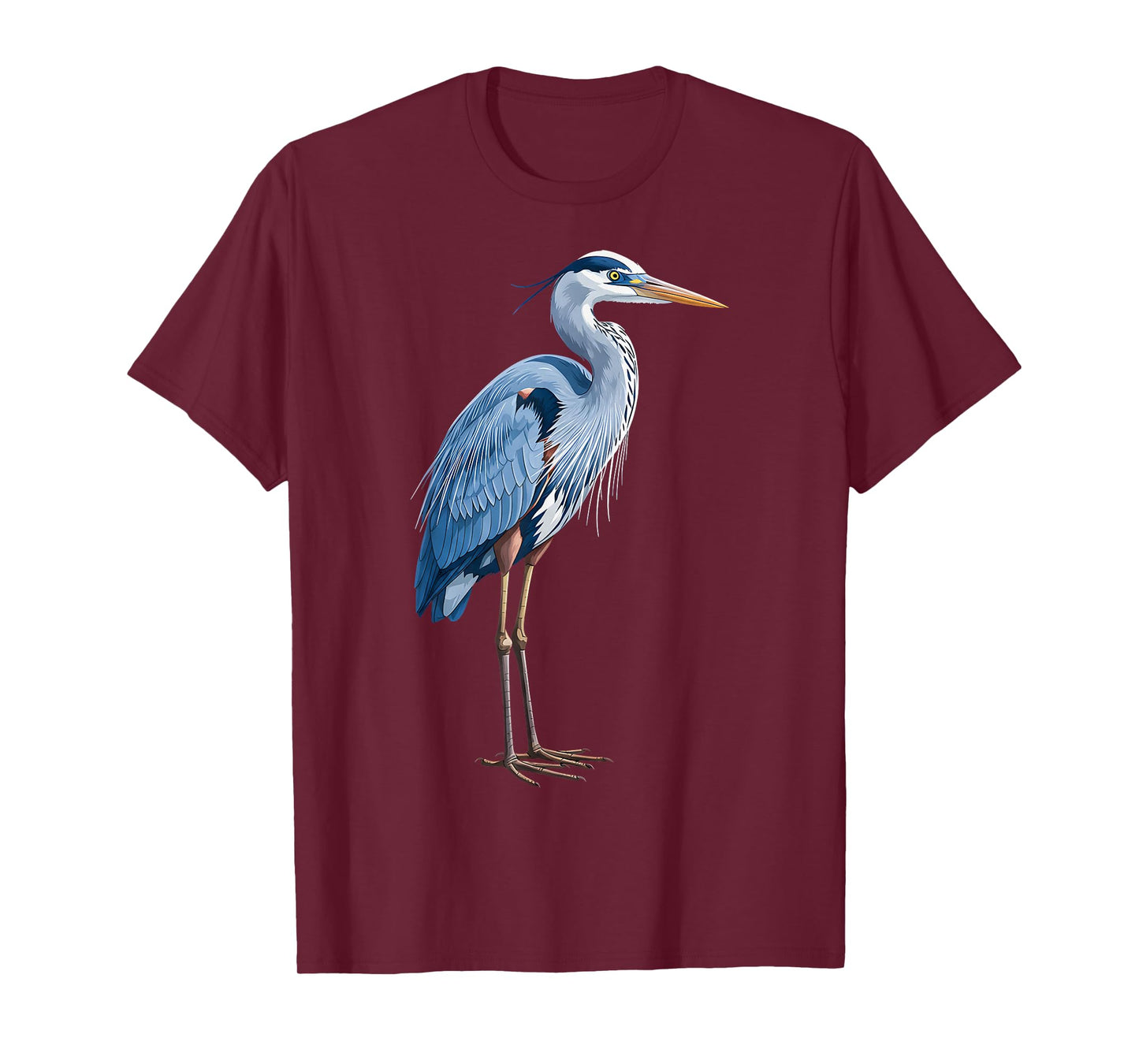 Elegant Blue Heron Birdwatchers T-Shirt
