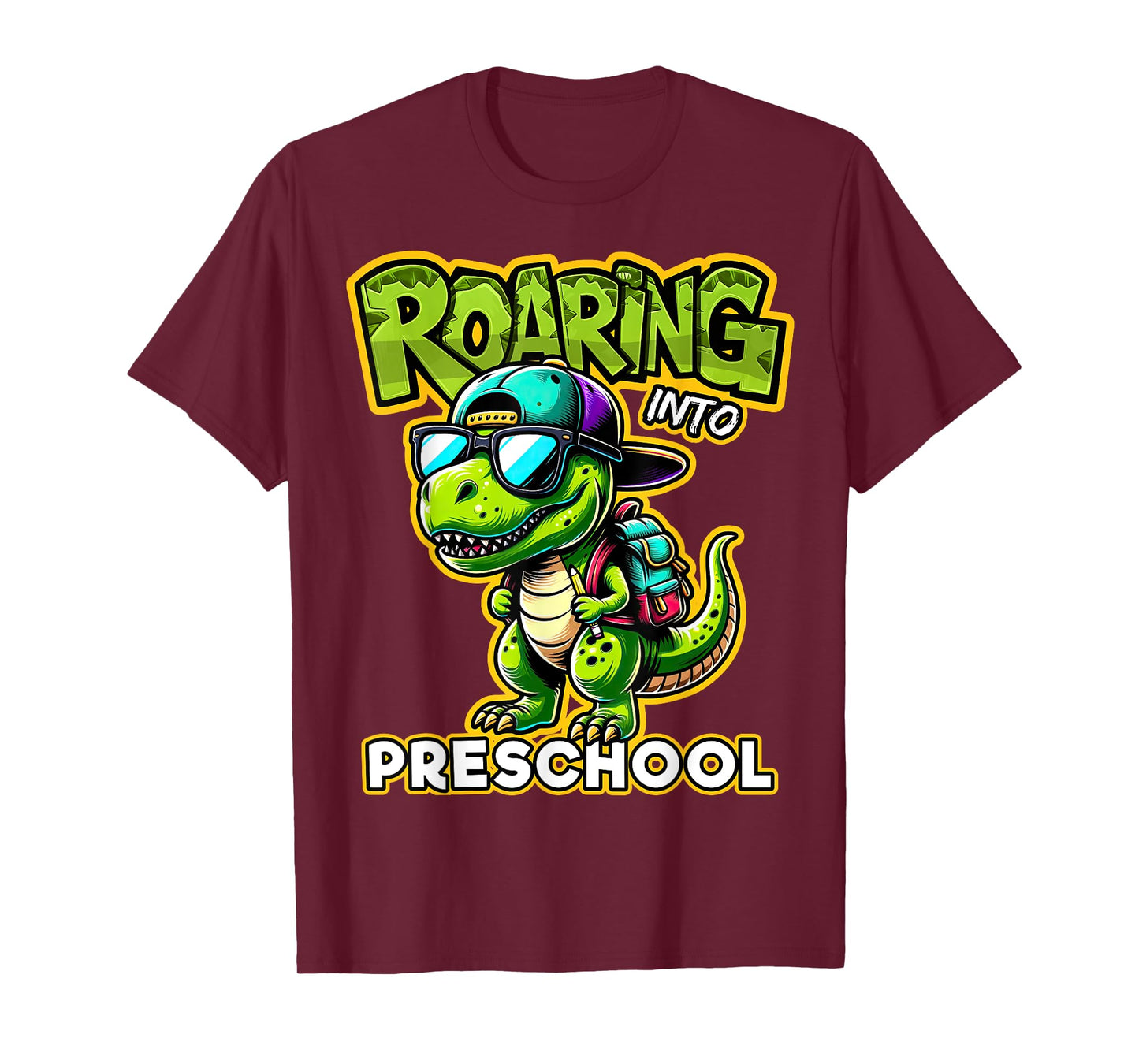 Back to School Preschool Dinosaur First Day of School Boy T-Shirt