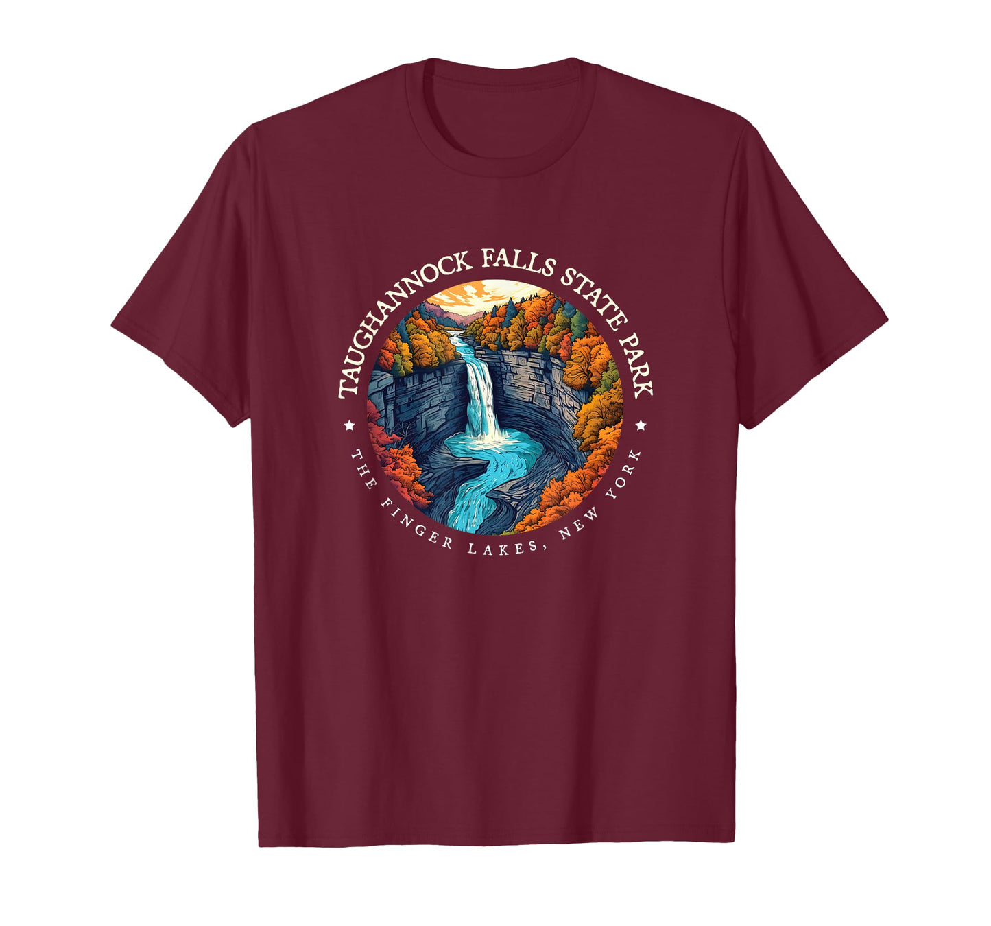 Taughannock Falls State Park Autumn Trails Finger Lakes NY T-Shirt
