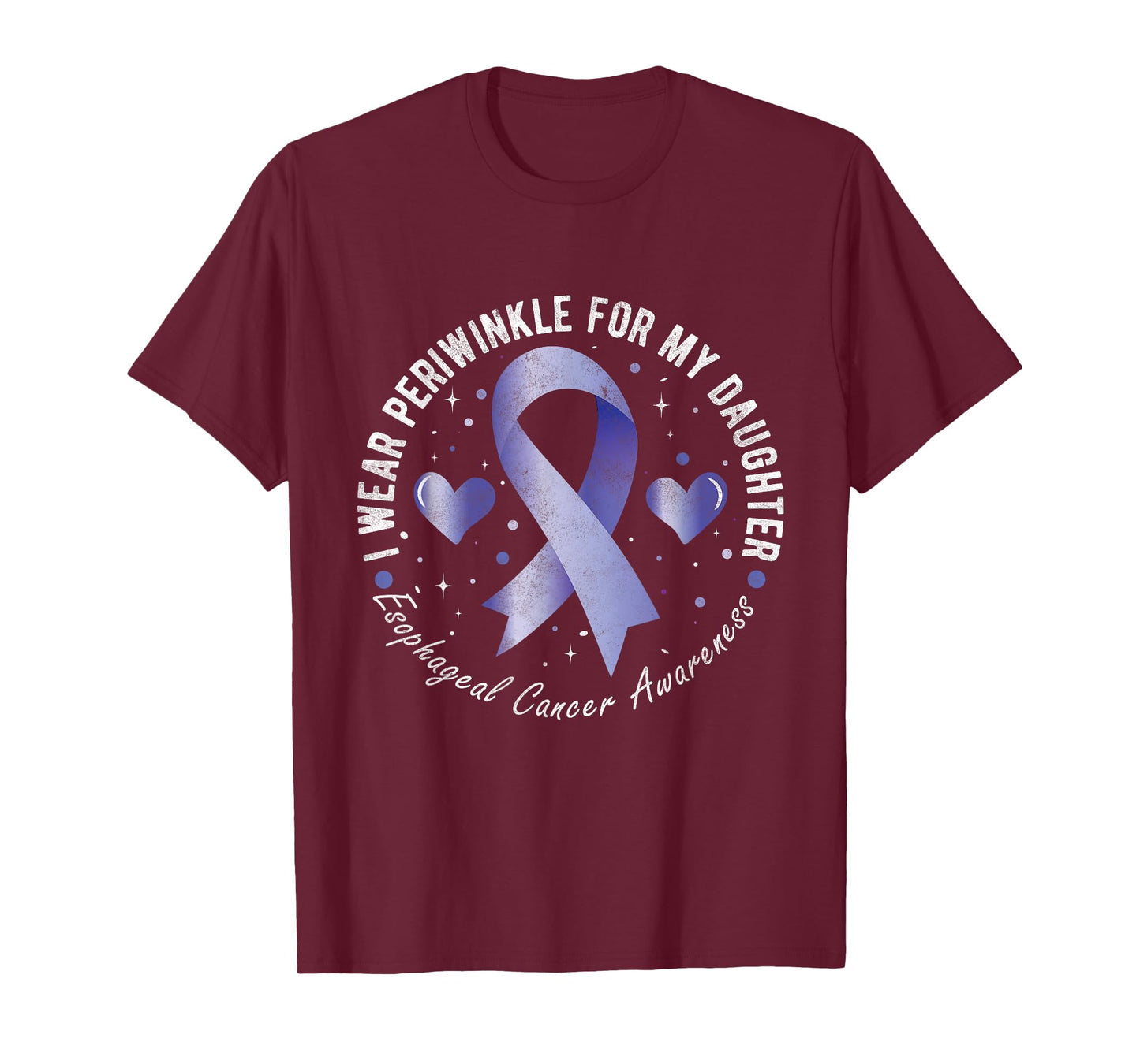 I Wear Periwinkle For My Daughter Esophageal Cancer T-Shirt