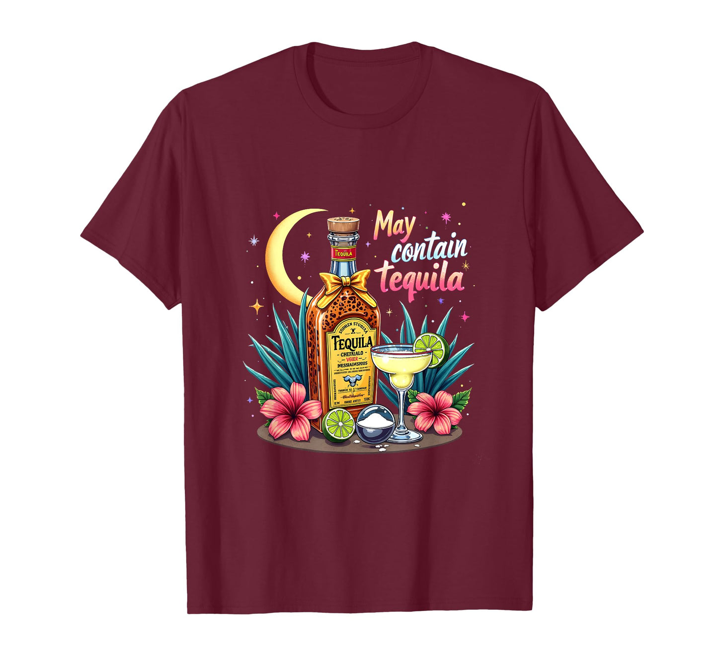 Funny Tequila Drinker Cinco de Mayo May Contain Tequila T-Shirt