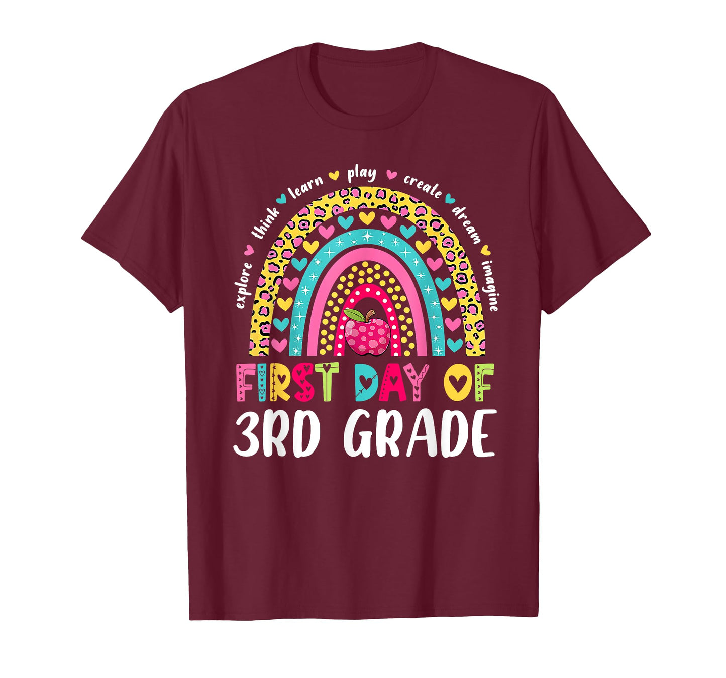 Groovy 3rd Grade Back To School First Day Of Third Grade T-Shirt