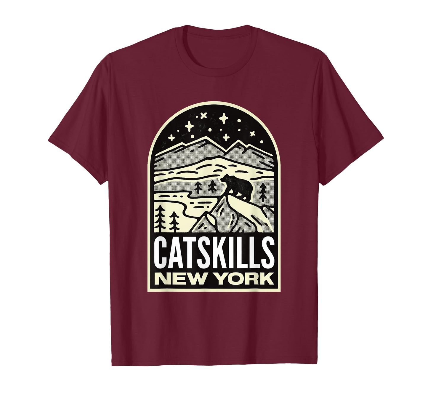 Catskills New York Mountains Vintage T-Shirt