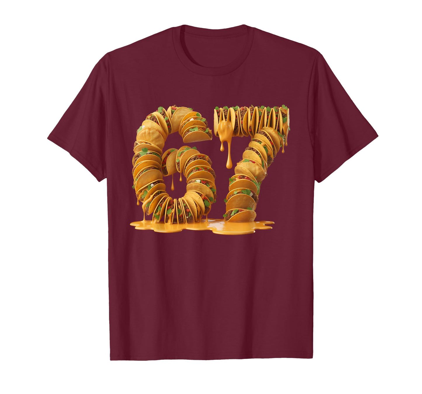 67 Six Seven Tacos Brainrot Viral Meme Halloween Funny T-Shirt
