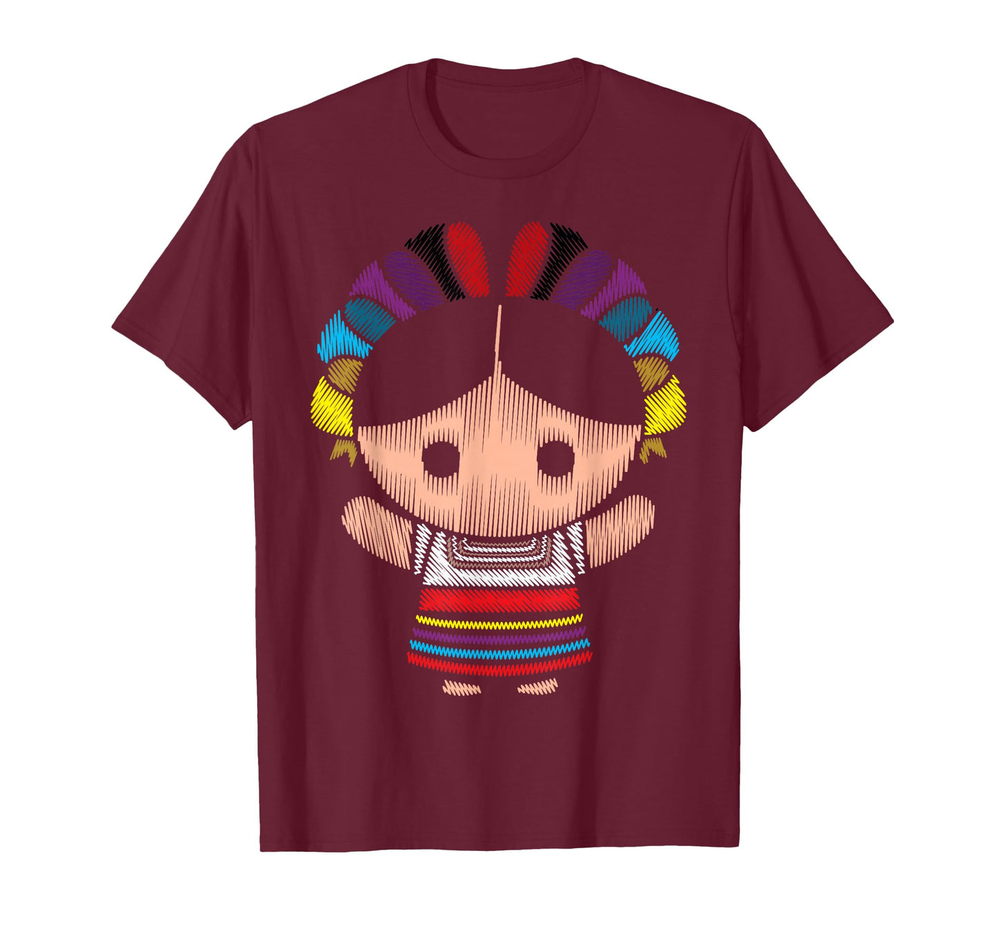 Handmade Mexican Doll, Lele Otomi Doll Mexico Querétaro T-Shirt