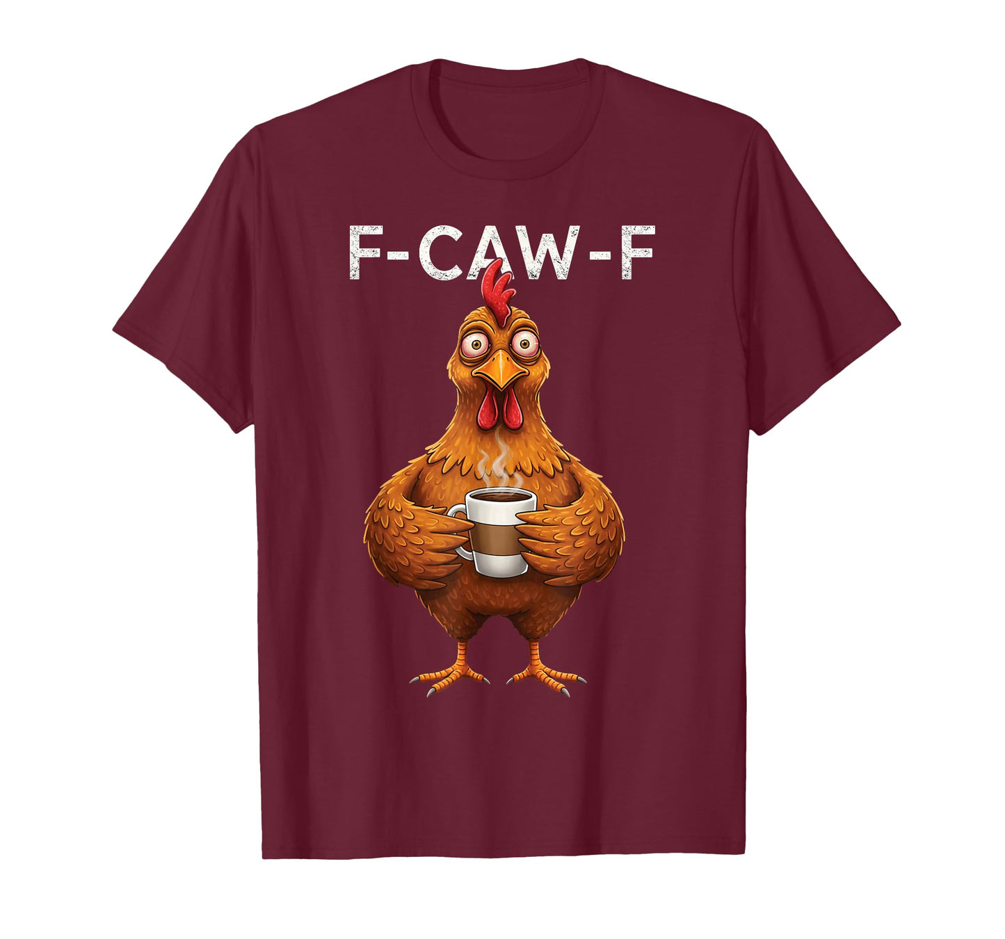 F-Caw-F Black Crow Funny Black Bird Moon Gothic Adult Humor T-Shirt