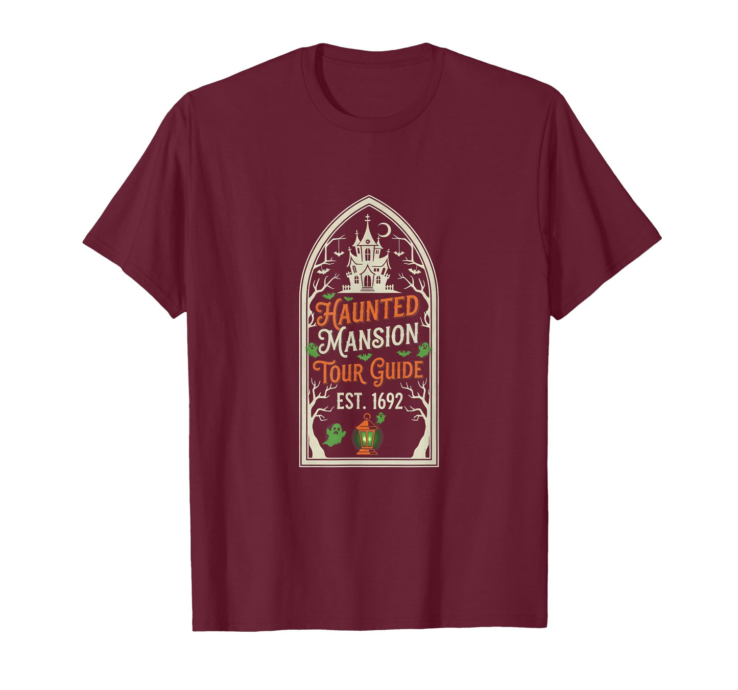 Haunted Mansion Tour Guide Funny Halloween Trick or Treat T-Shirt