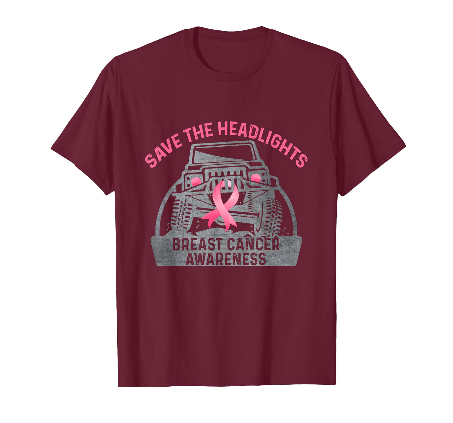 Save The Headlights Breast Cancer Awareness T-Shirt