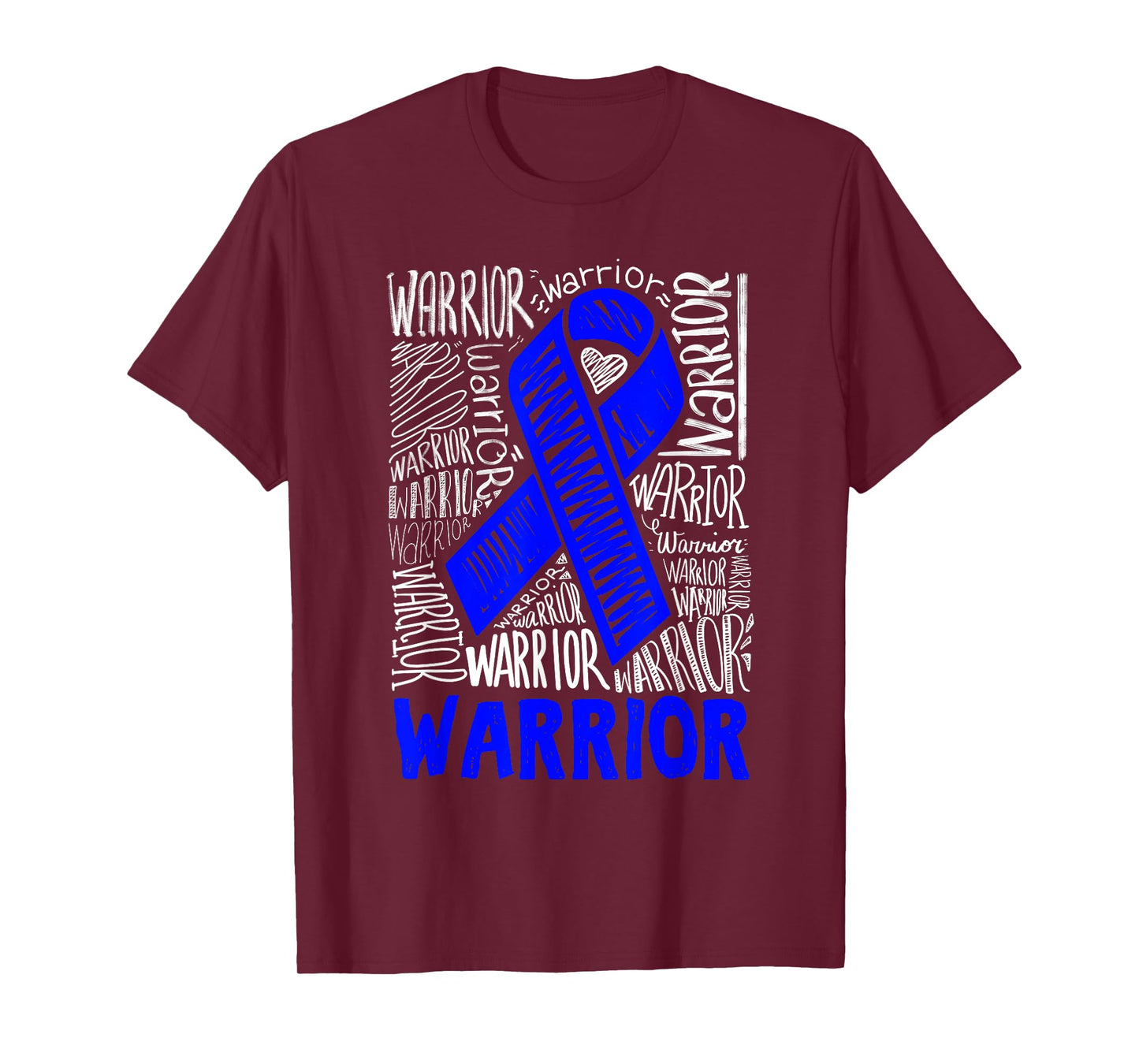 Colon Cancer Survivor Chemo Warrior Awareness Support Gift T-Shirt