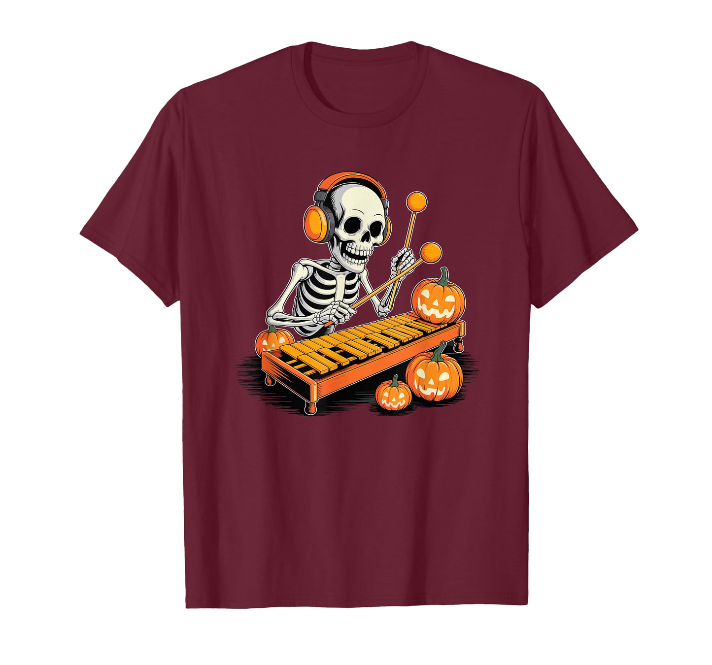 Halloween Skeleton Vibraphone Vibraphonist T-Shirt