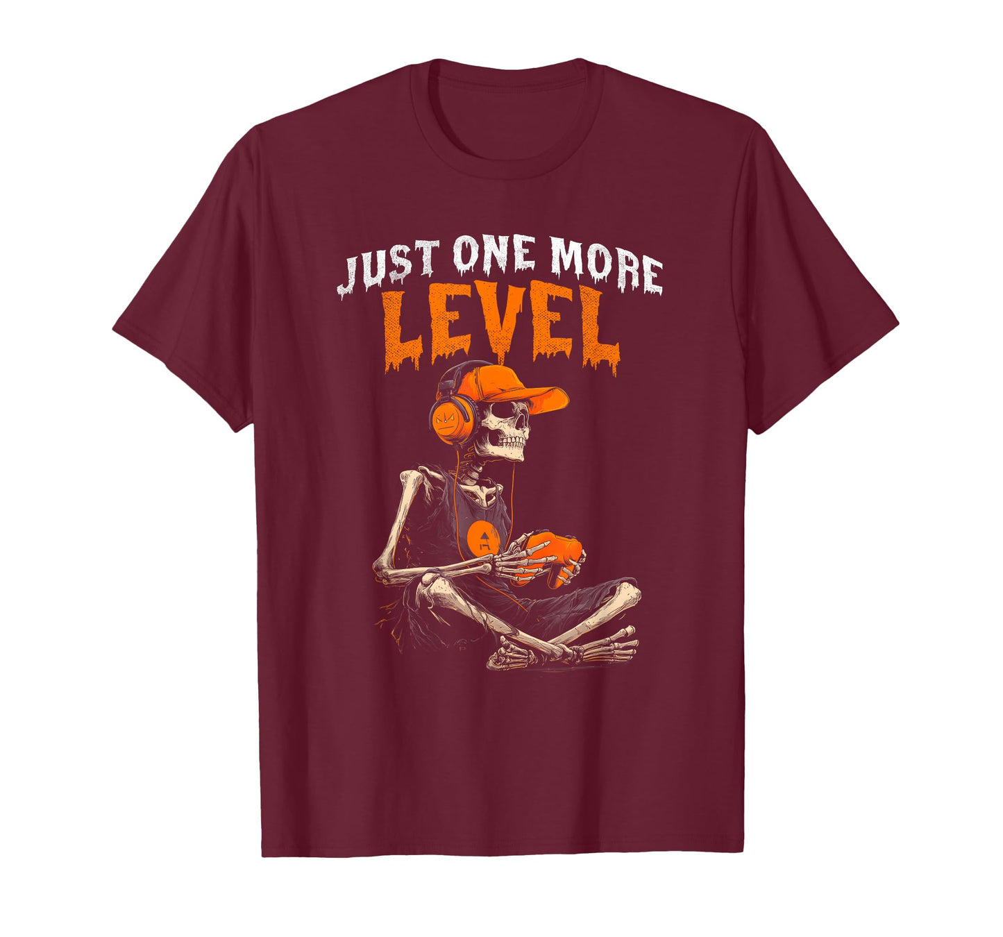 Funny Video Game Halloween Skeleton T-Shirt