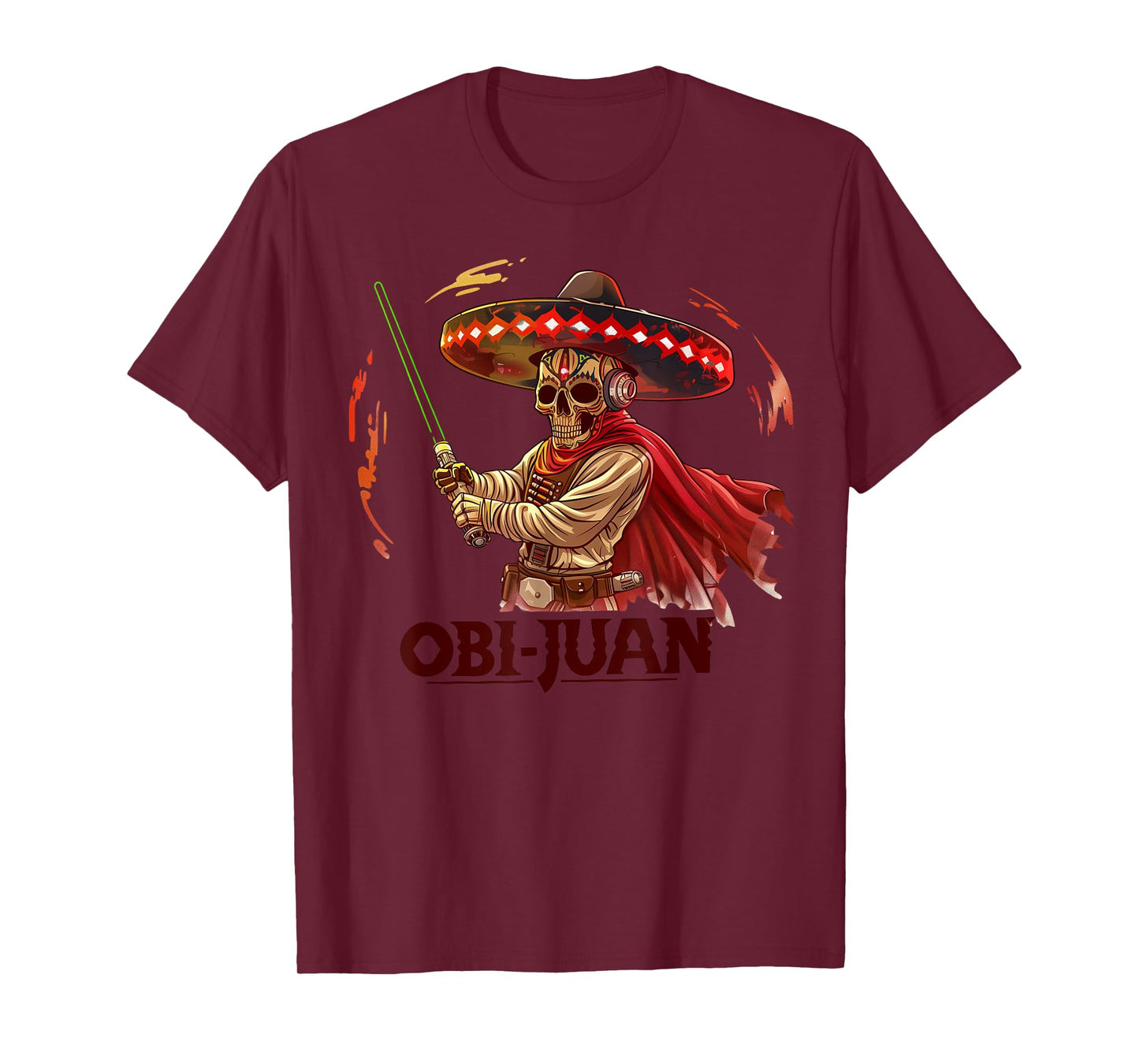 Mexican Obi Juan Movie Parody Cinco De Gaming T-Shirt