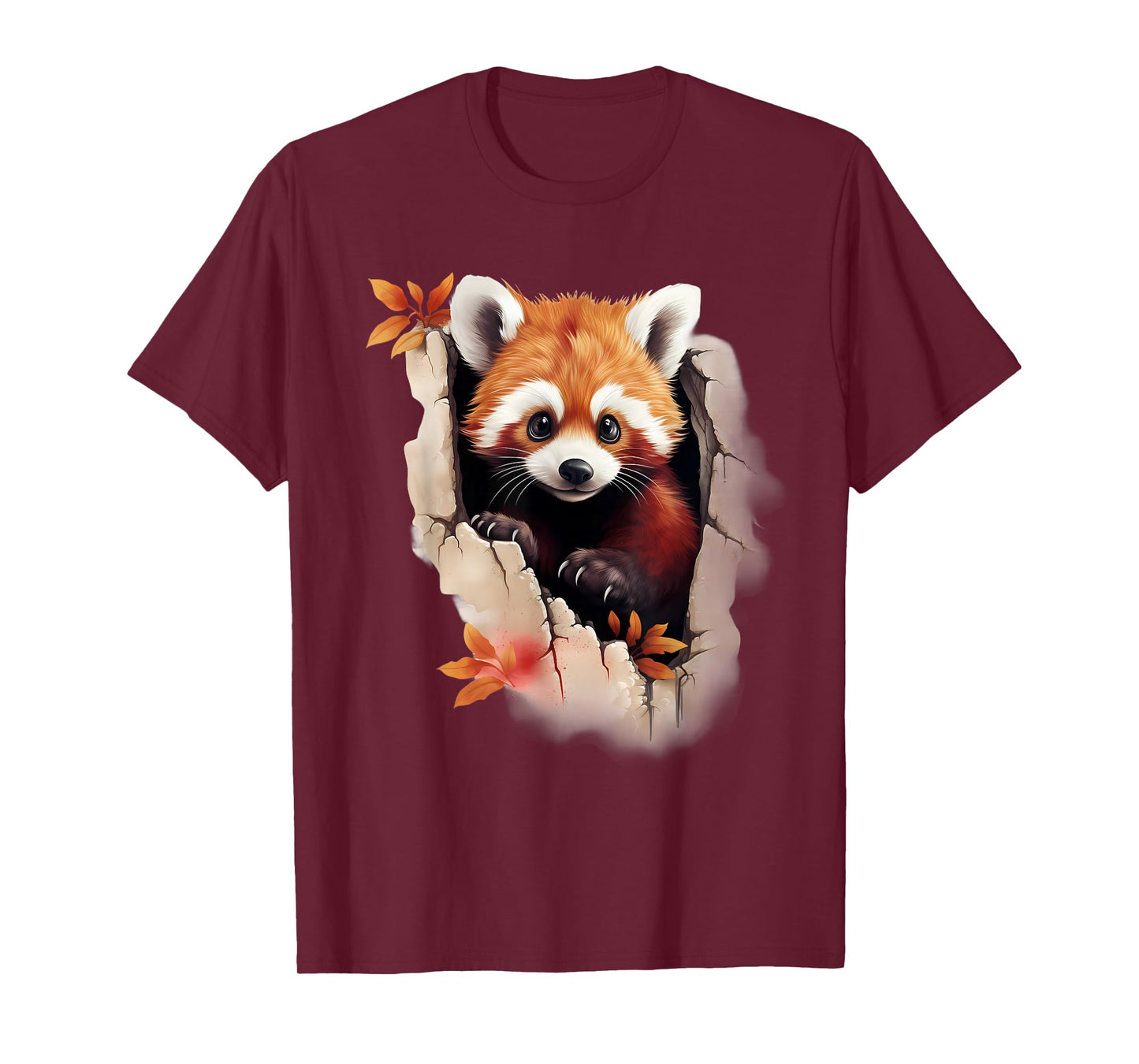 Red Panda Lover Forest Animal Motif Nature Cute Red Panda T-Shirt