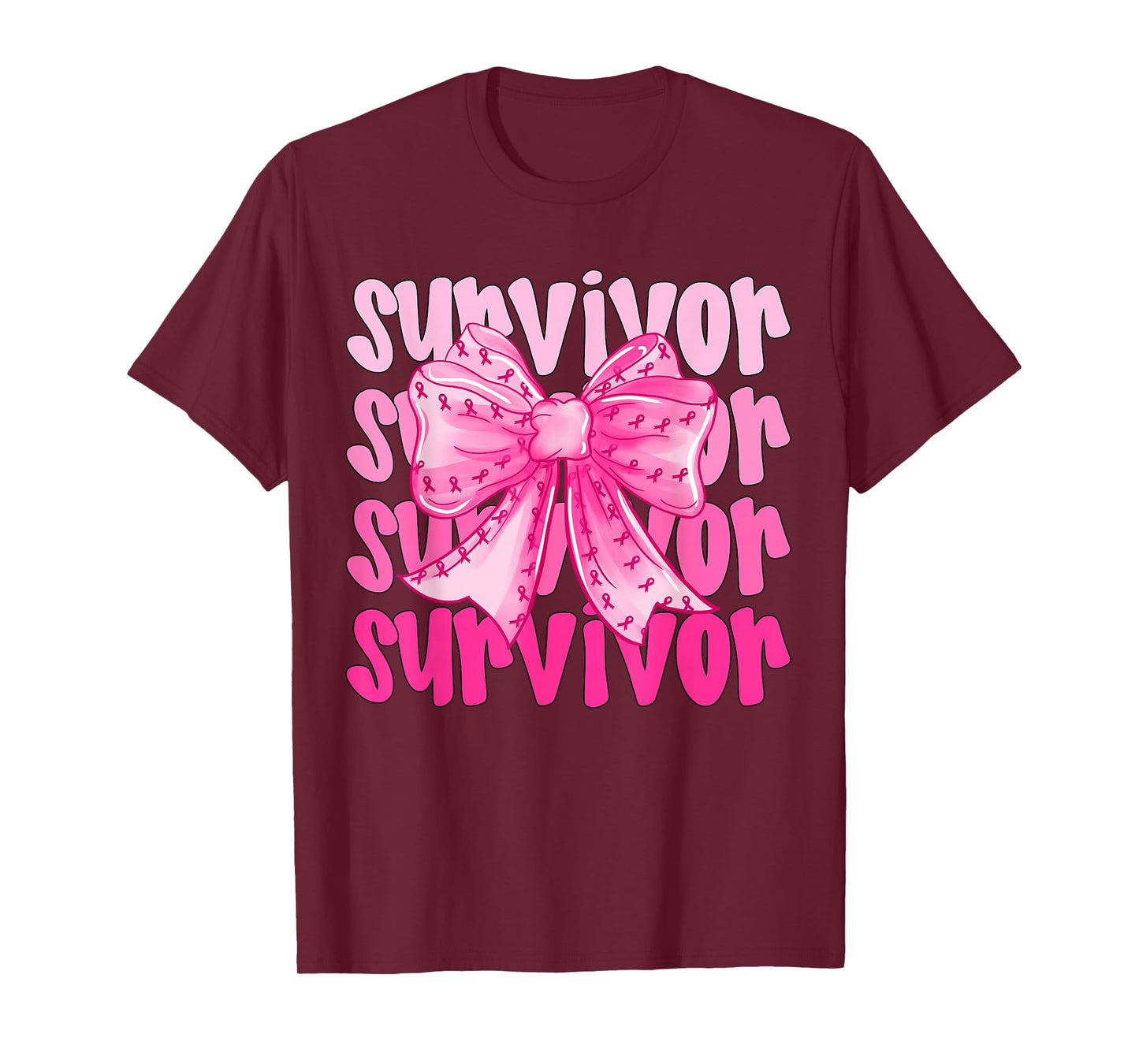 Breast Cancer Survivor I Won Pink Ribbon Awareness Women T-Shirt