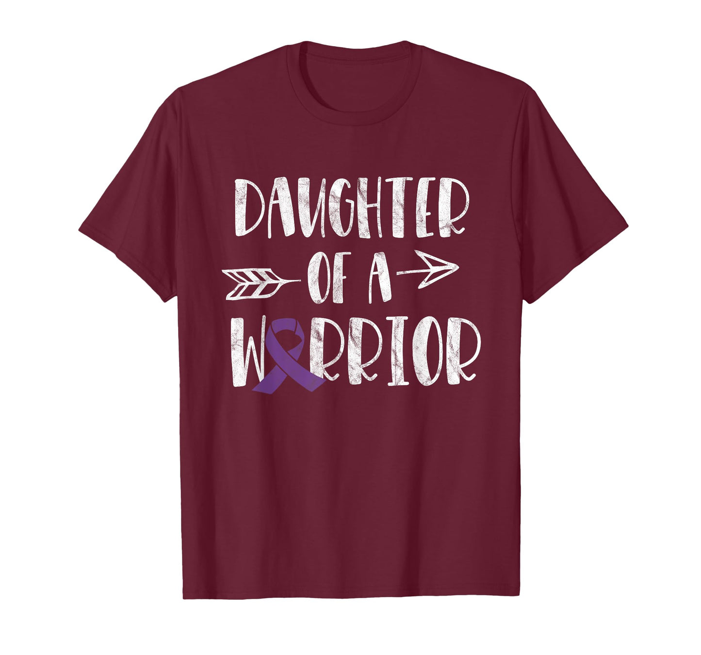 Alzheimer's Awareness Daughter Of A Warrior Dementia T-Shirt