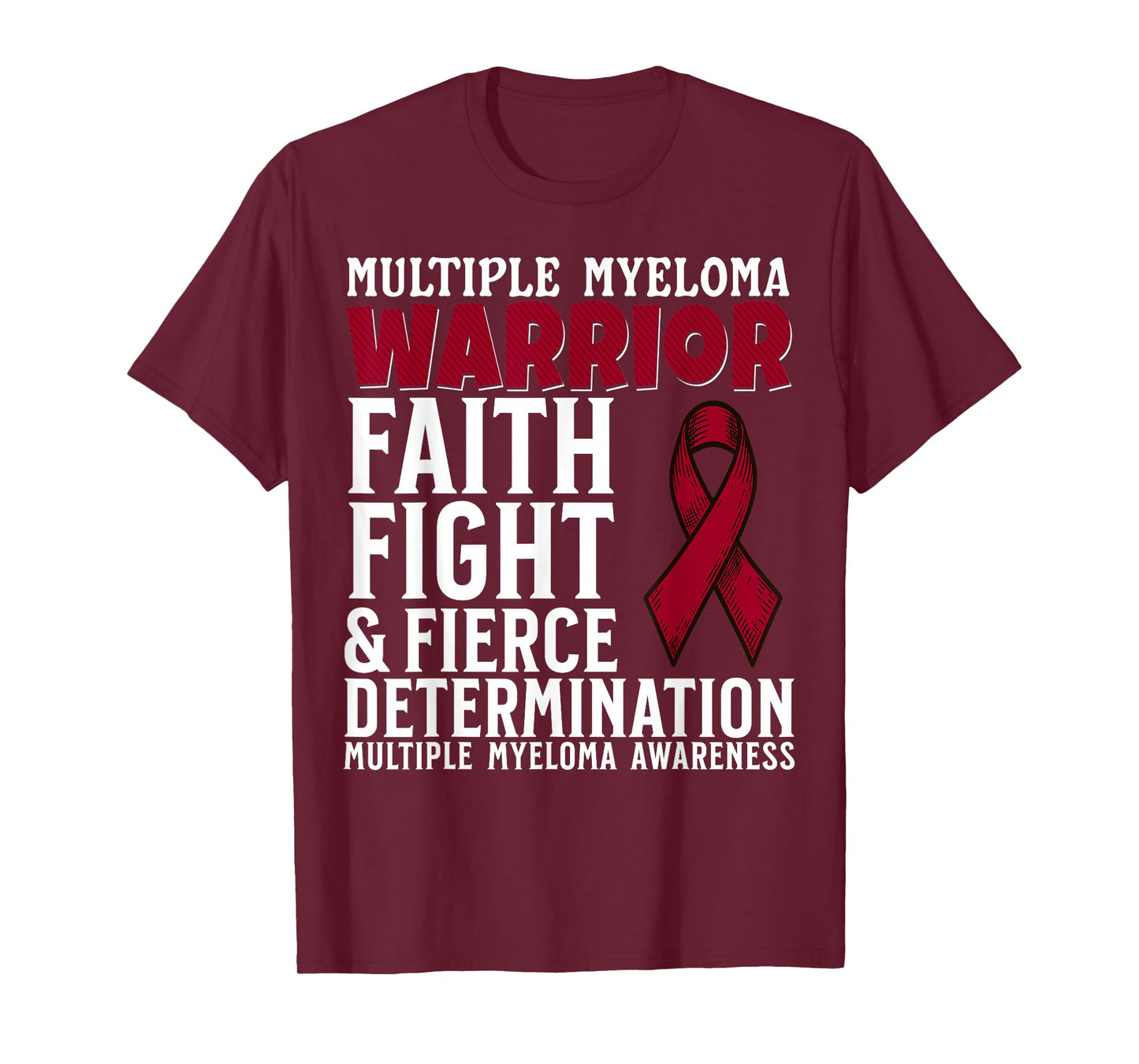 Multiple Myeloma Awareness Warrior Multiple Myeloma Cancer T-Shirt