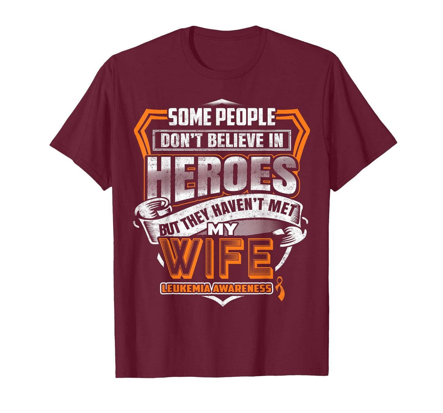 My Wife's Fight is My Fight Leukemia Awareness T-Shirt