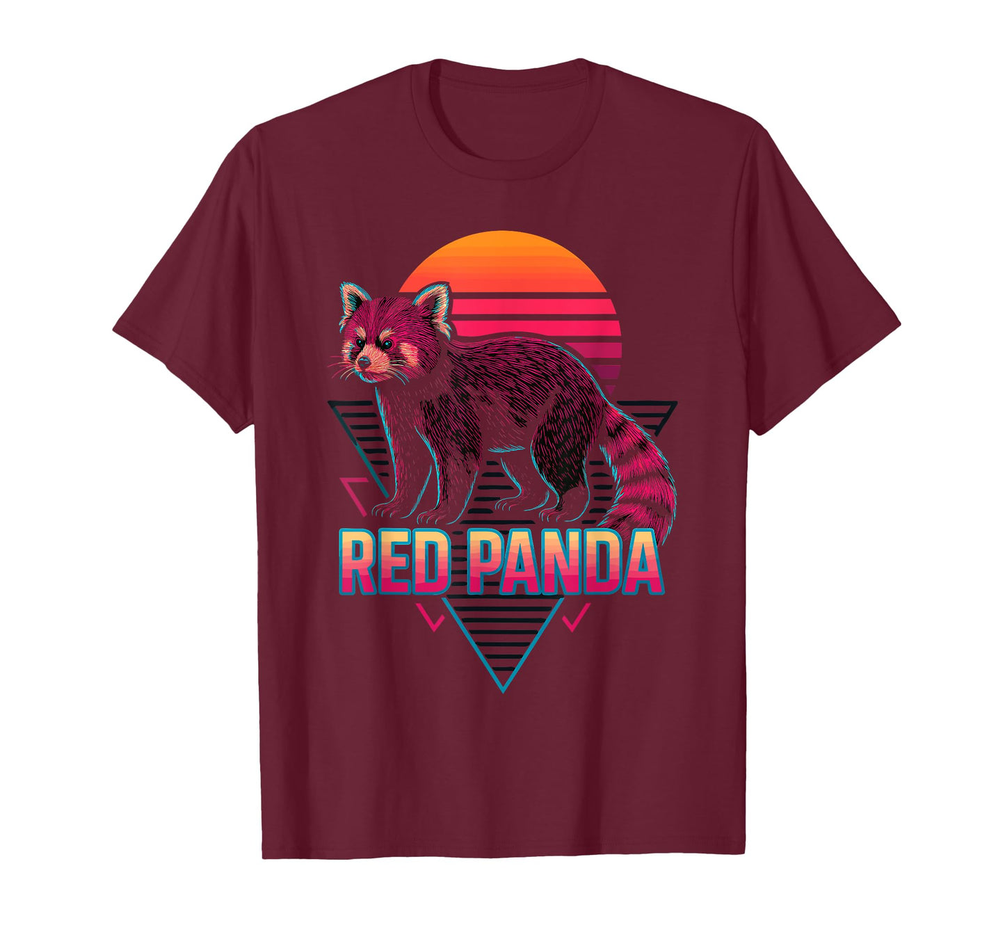 Red Panda Retro T-Shirt