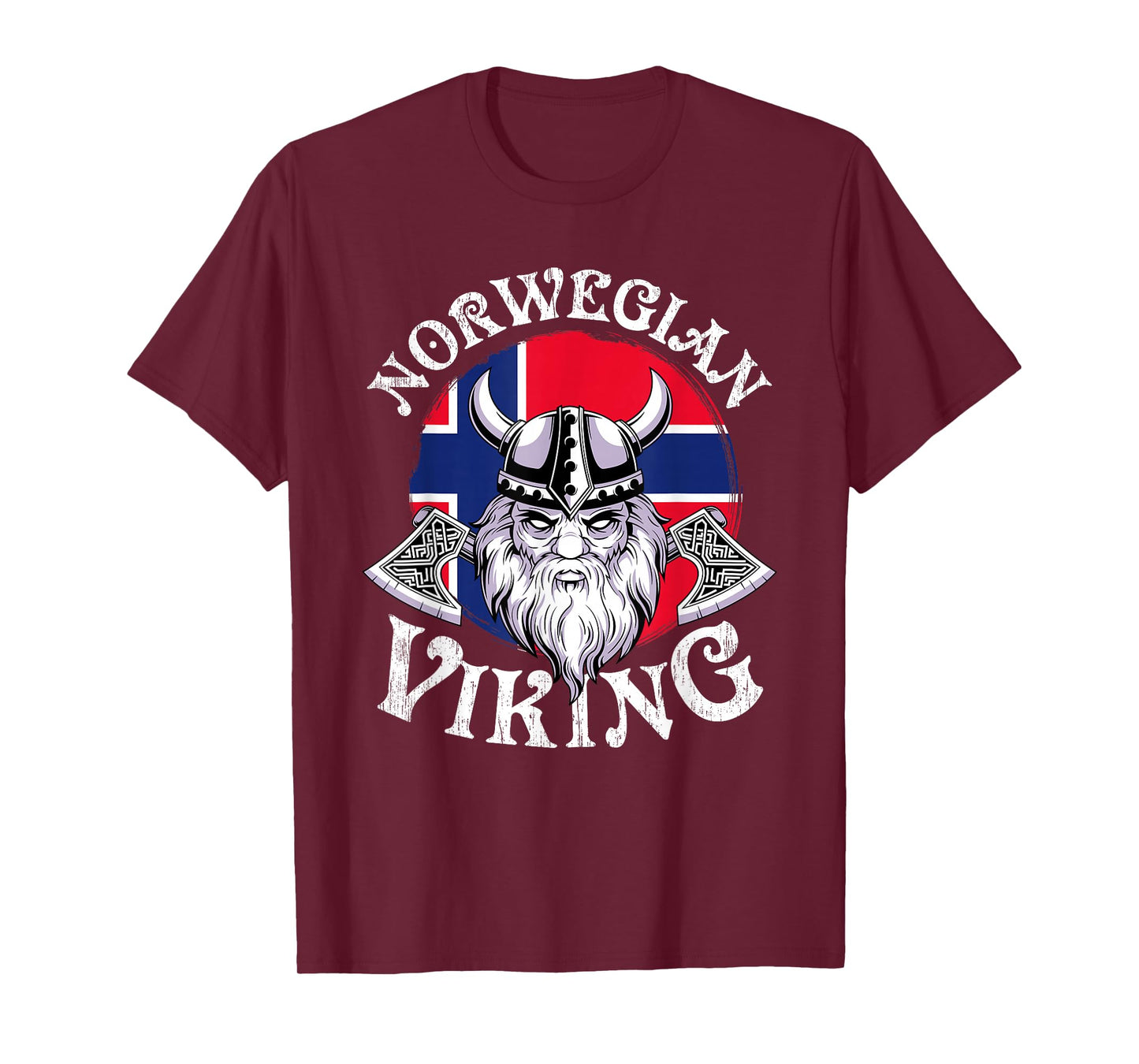 Cool Norwegian Viking Funny Norway Flag Vikings Lover Gift T-Shirt