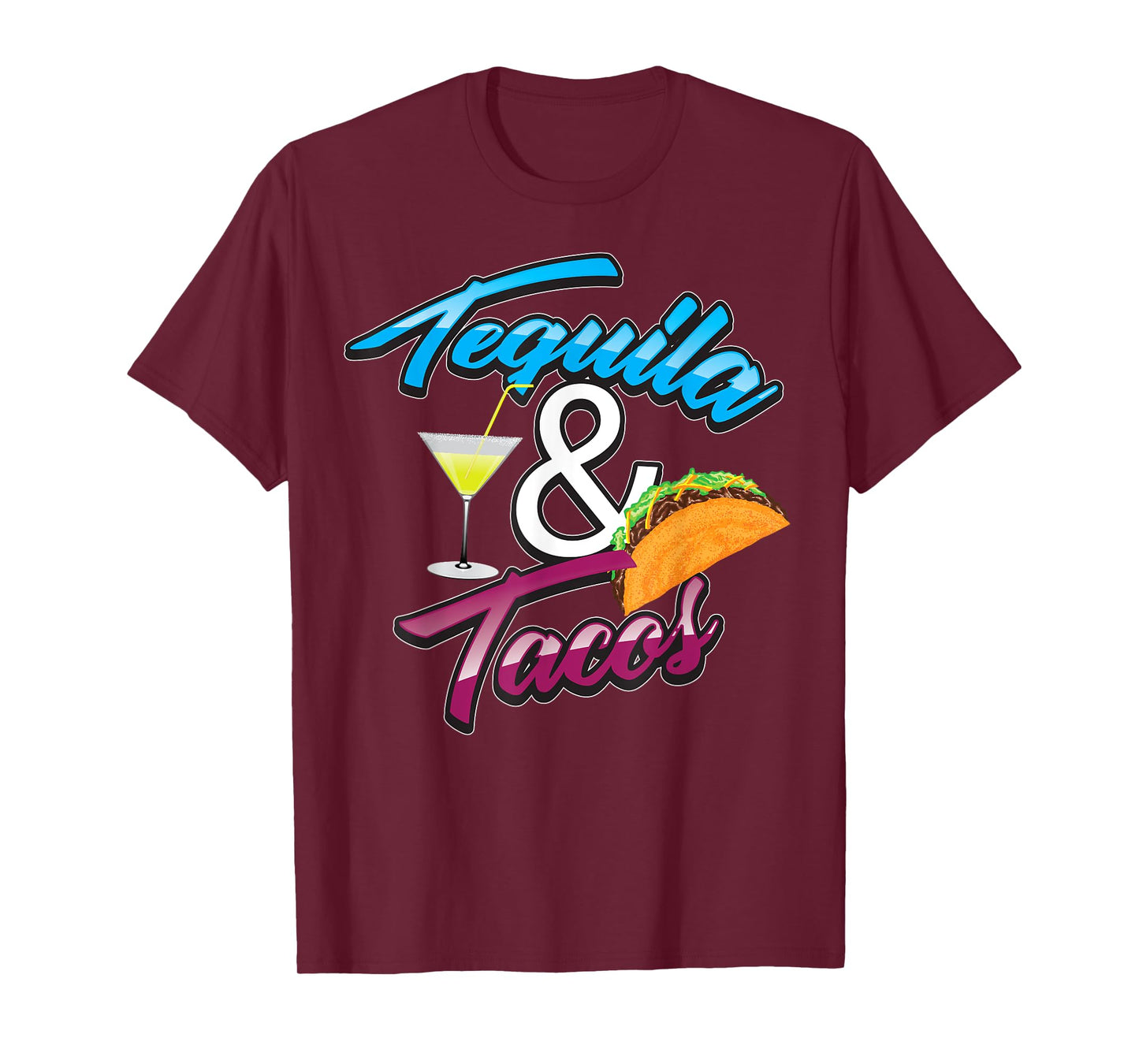 Tequila & Tacos Shirt | Cute Mexican Food Lovers Tee Gift T-Shirt