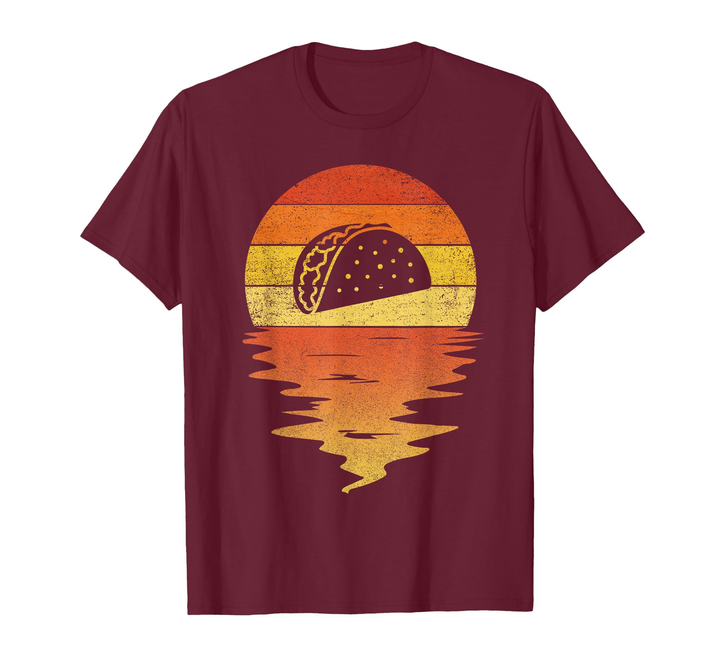 Taco shirt retro sunset 70s vintage Tacos T-Shirt