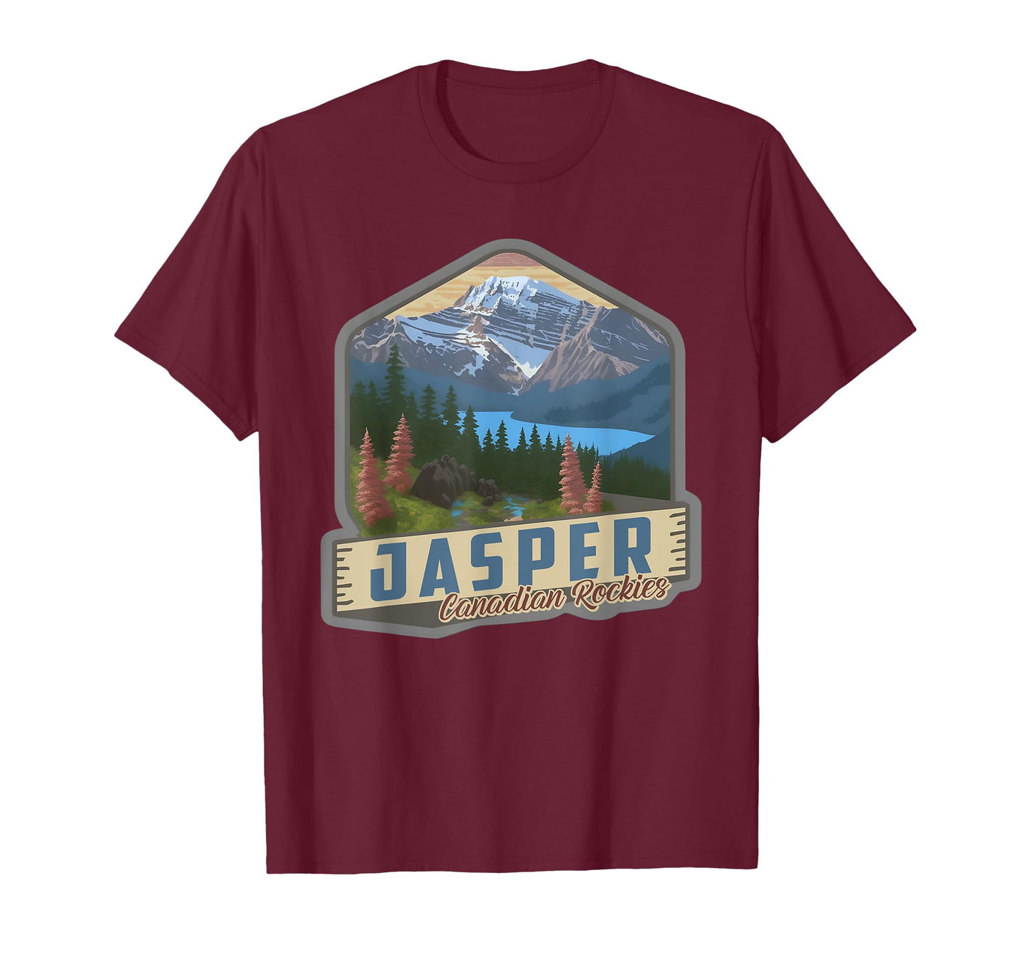 Jasper National Park Canadian Rockies US Parks Camping T-Shirt