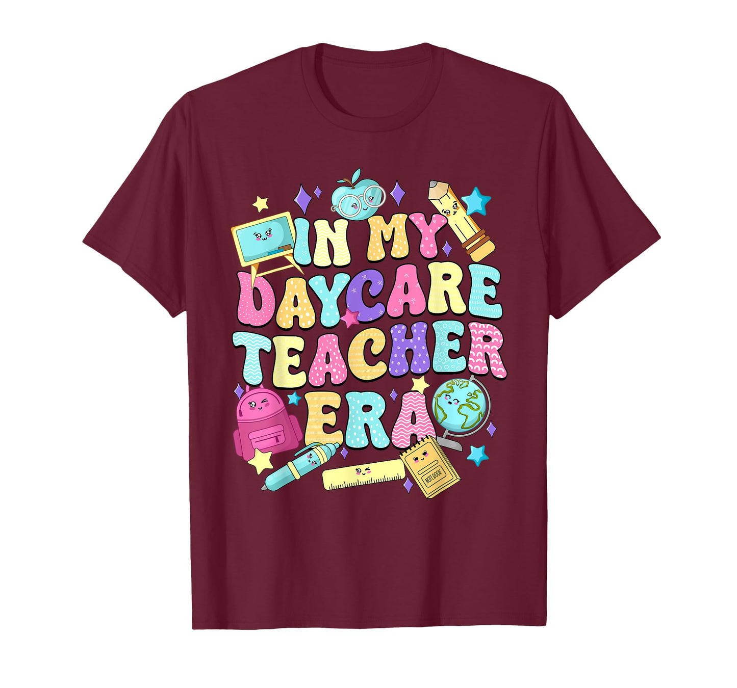 In My Daycare Teacher Era Daycare Provider Kids T-Shirt