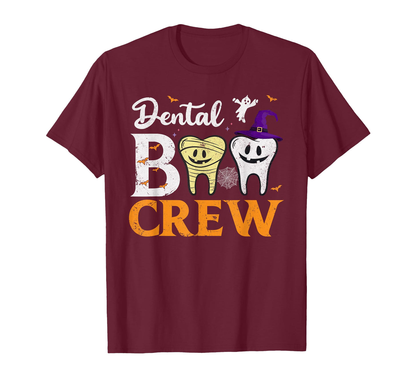 Dental Boo Crew Funny Teeth Halloween Dentist Men Women T-Shirt