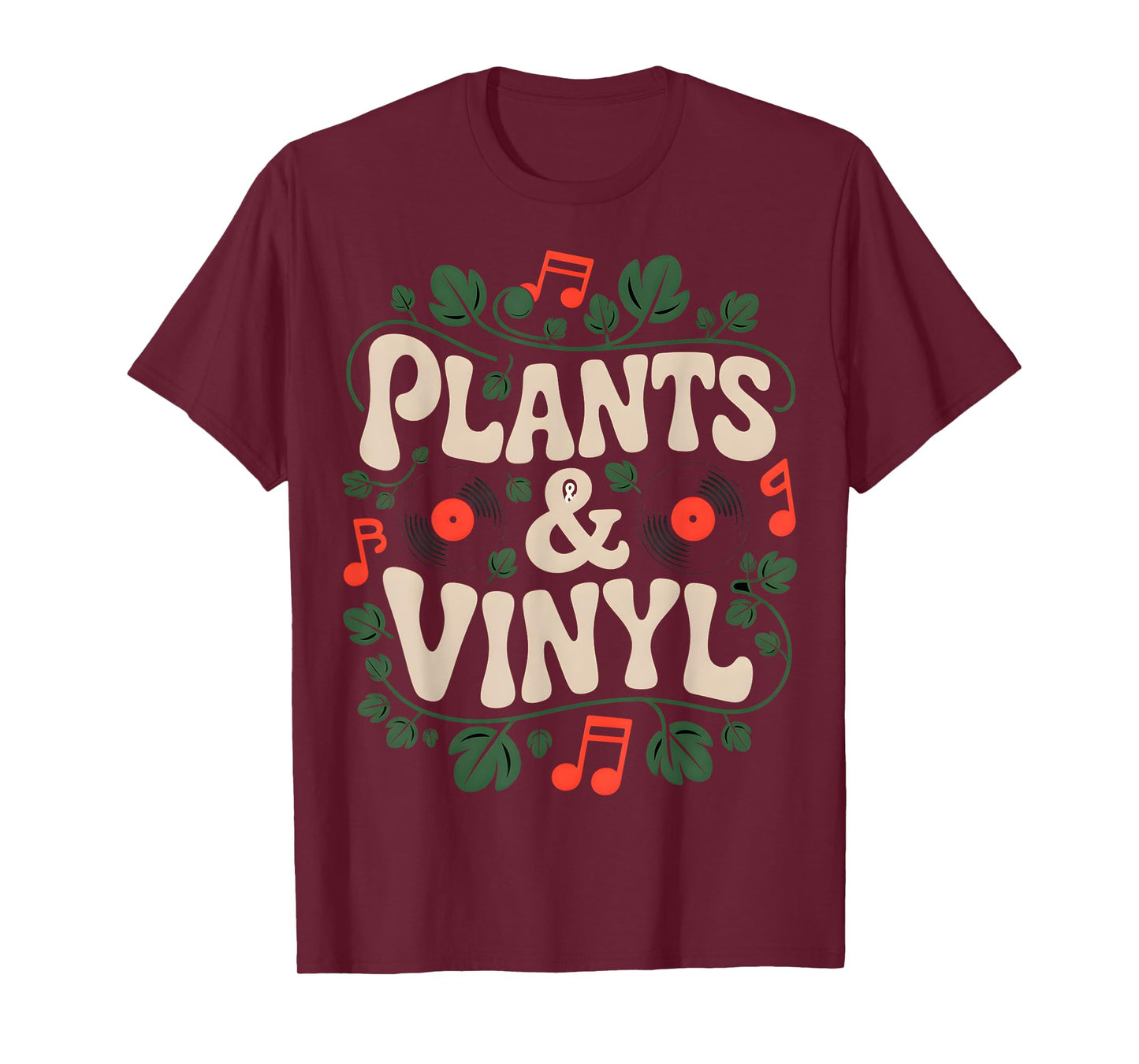 Plants Vinyl Music T-Shirt