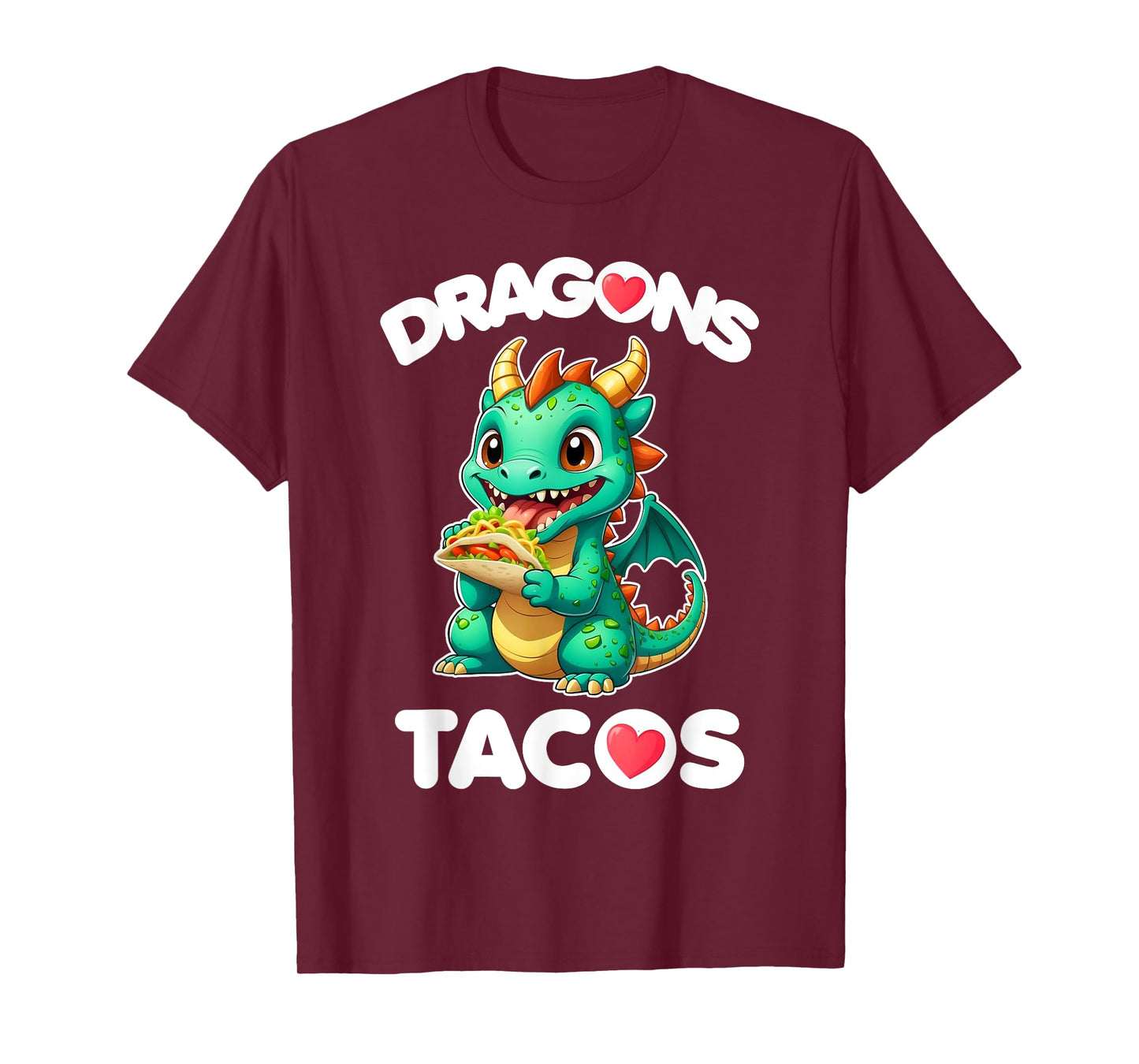 Dragons Love Tacos Cute Cinco De Mayo Mexican Food Kids Boys T-Shirt