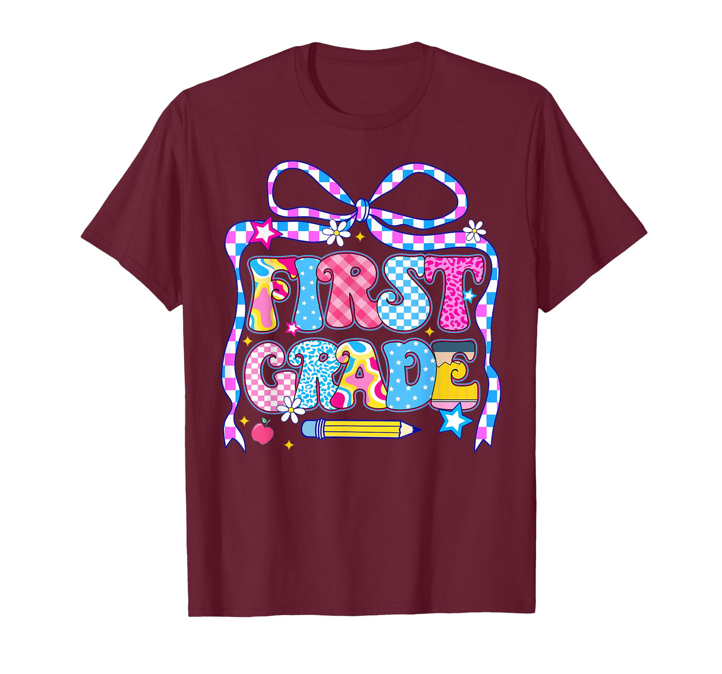 Cute First Grade Teacher 1st Grade Boys Girls Back to School T-Shirt