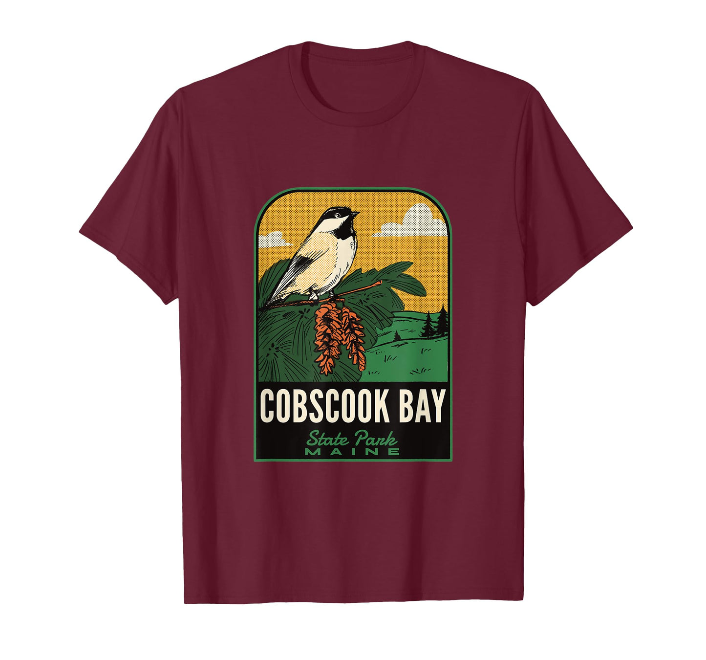 Cobscook Bay State Park Maine Vintage Travel T-Shirt