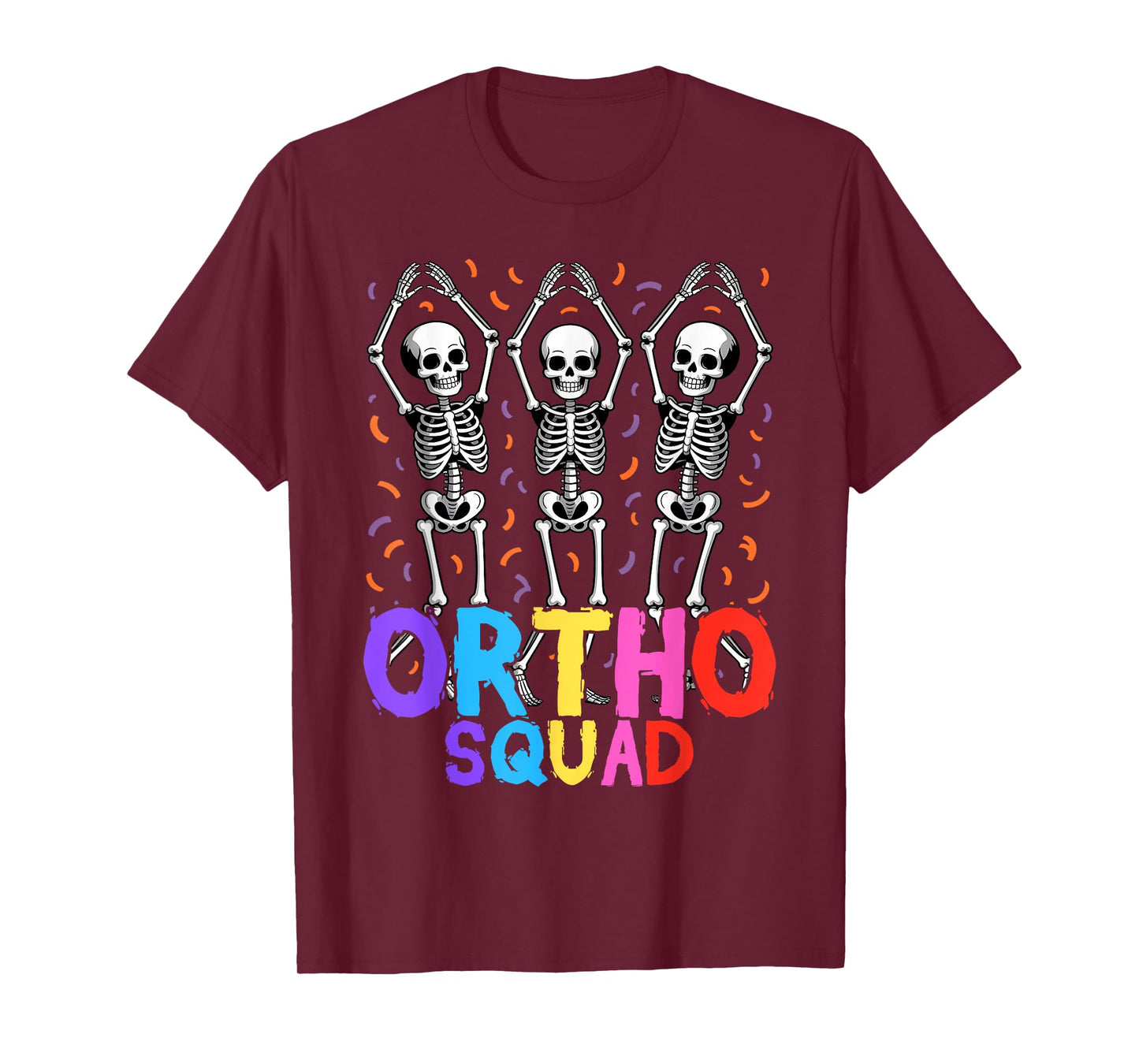 Skeleton Ortho Squad Orthopedic Nurse RN Halloween Costume T-Shirt