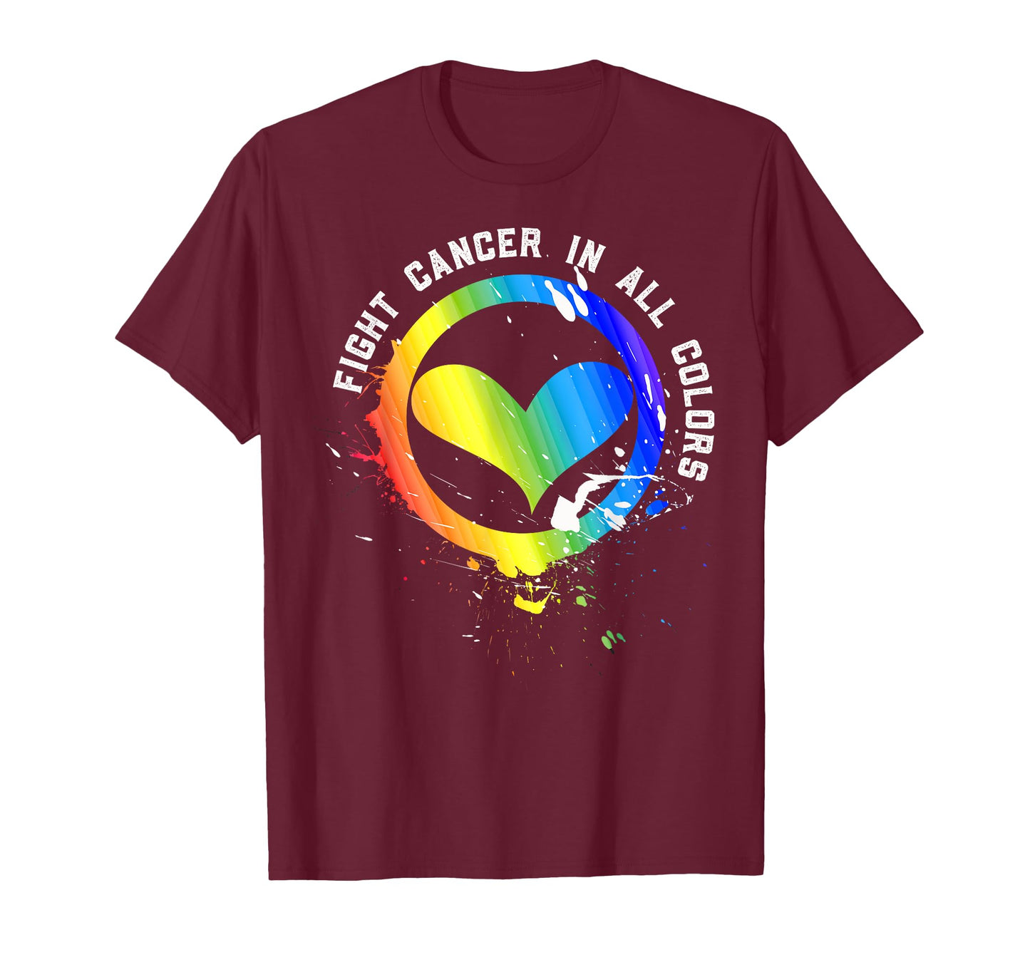 Cancer Sucks In Every Color Fighter Fight Support The Cancer T-Shirt