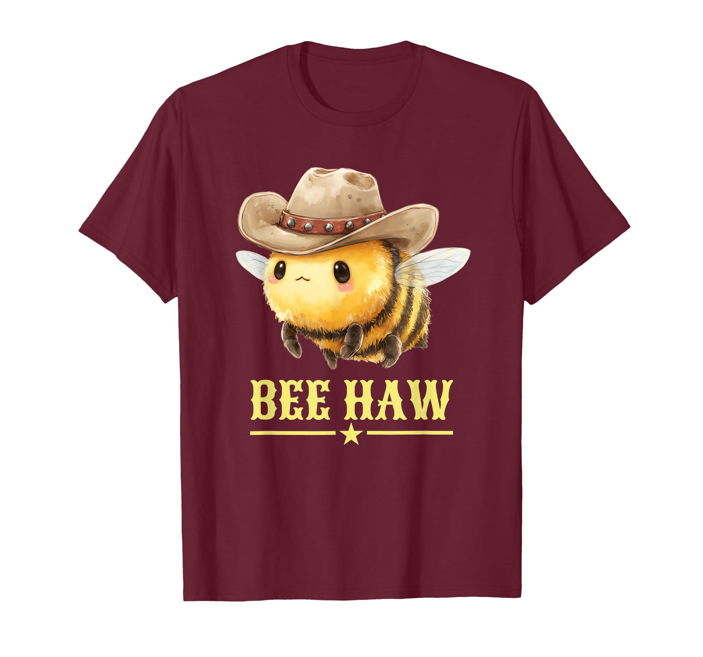 Beehaw Bee In Cowboy Hat T-Shirt