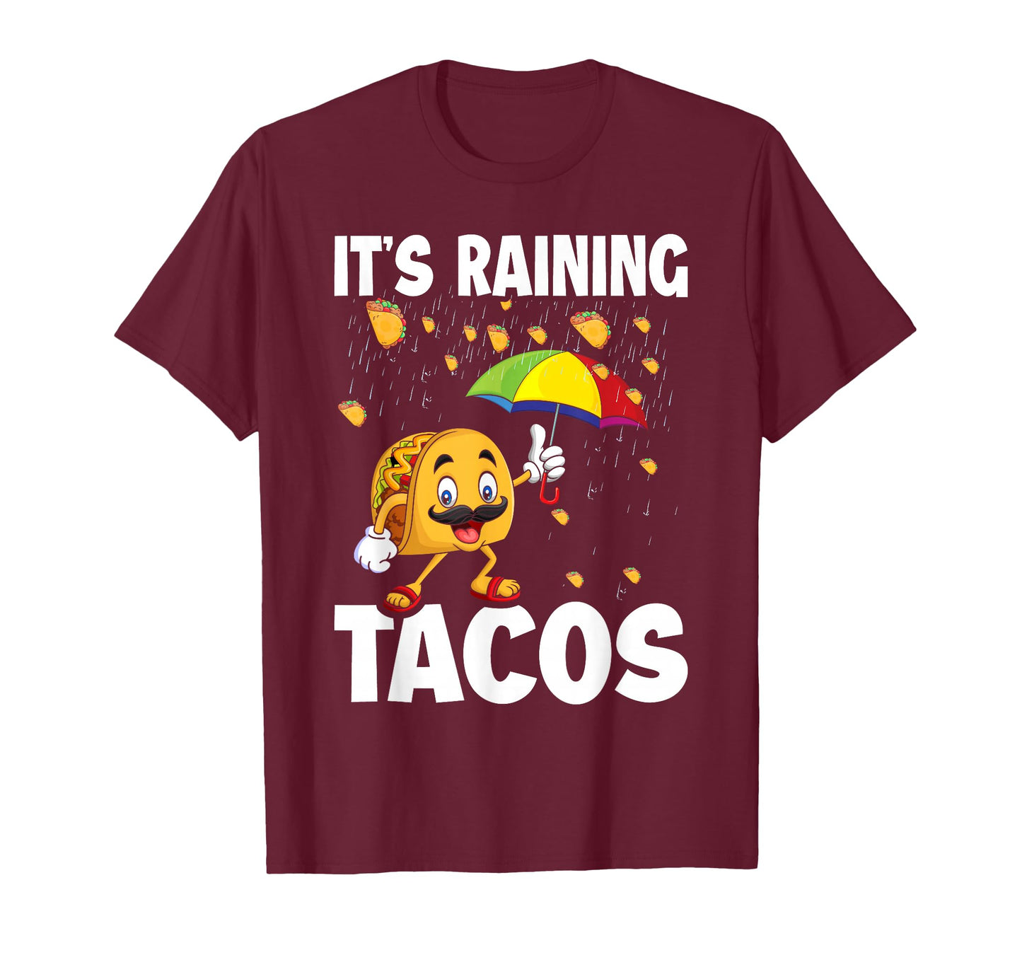 It is Raining Tacos Funny Taco Kids Girls Boys T-Shirt