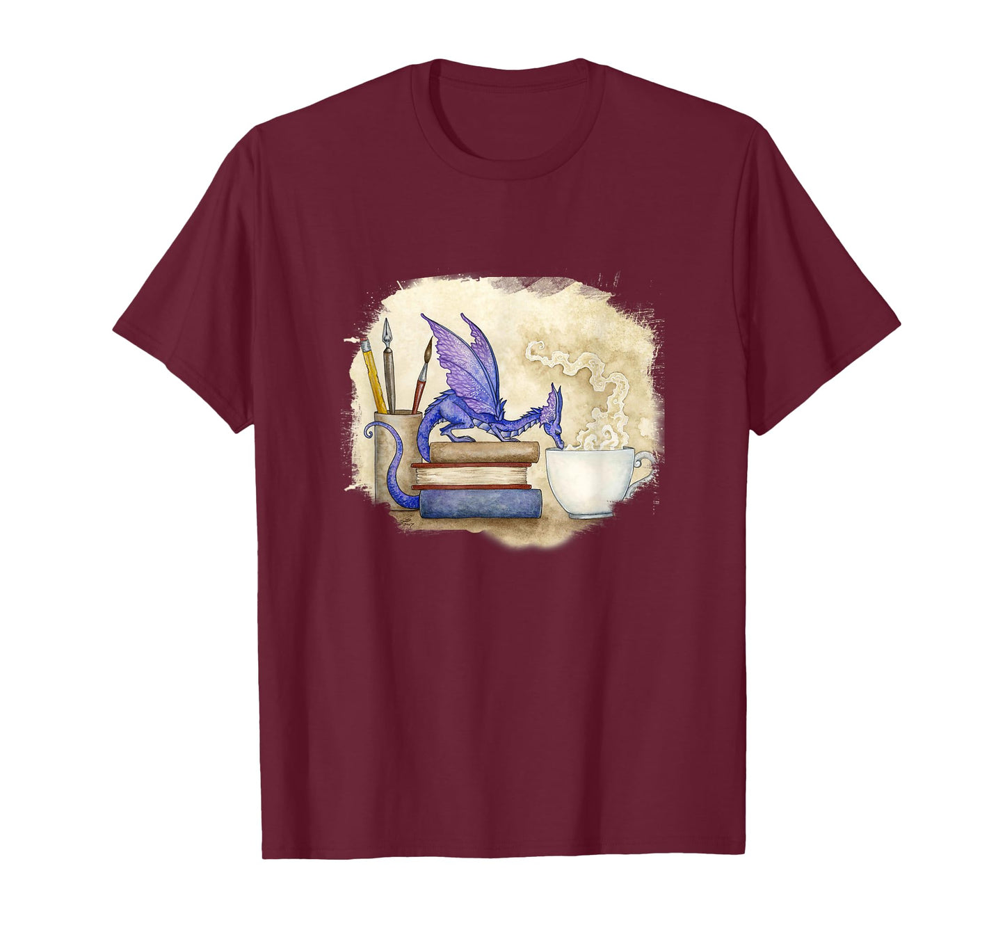 Random Galaxy Amy Brown Art Dragon Books Tea Coffee T-Shirt