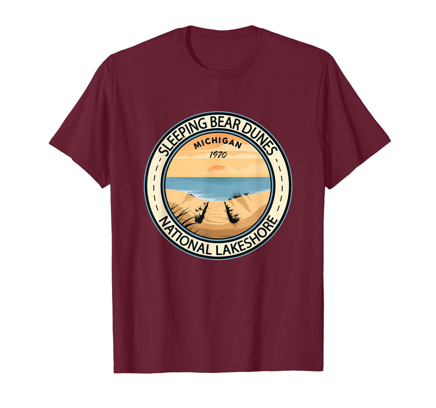 Sleeping Bear Dunes National Lakeshore Michigan Vintage T-Shirt