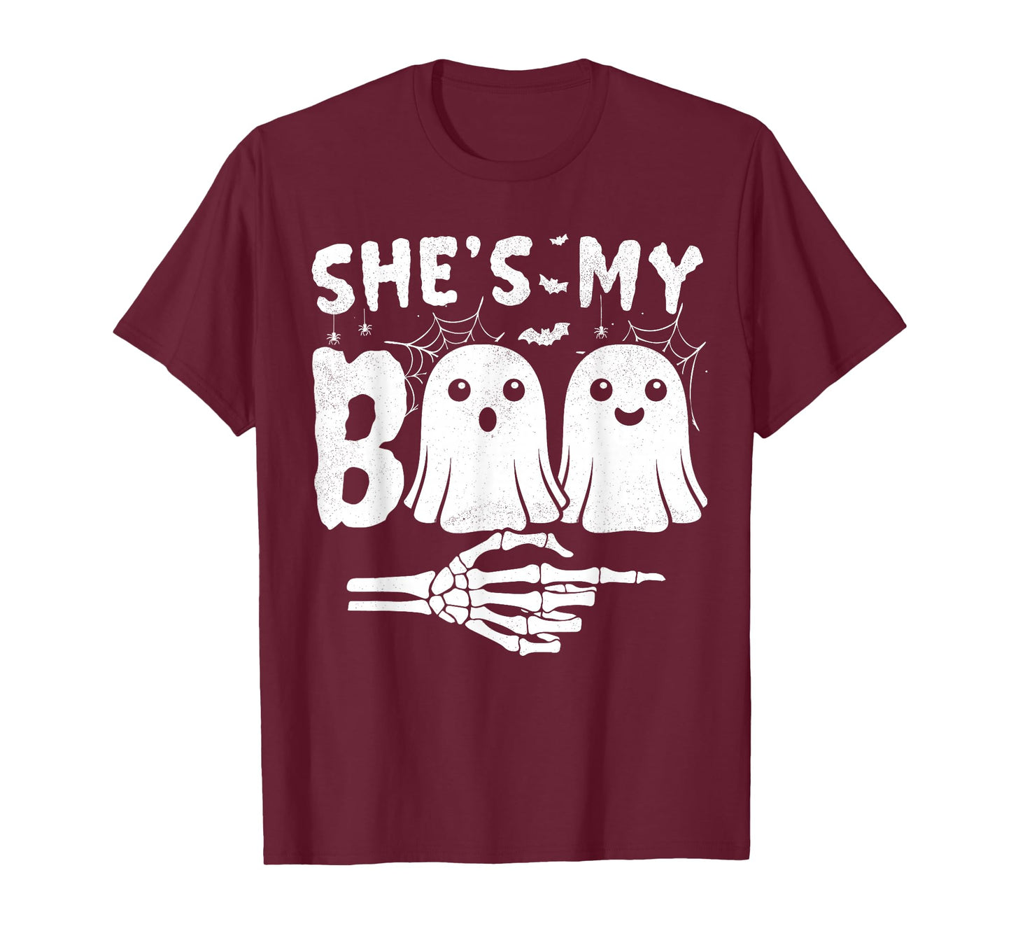 She's My Boo Funny Matching Halloween Couples for Men T-Shirt