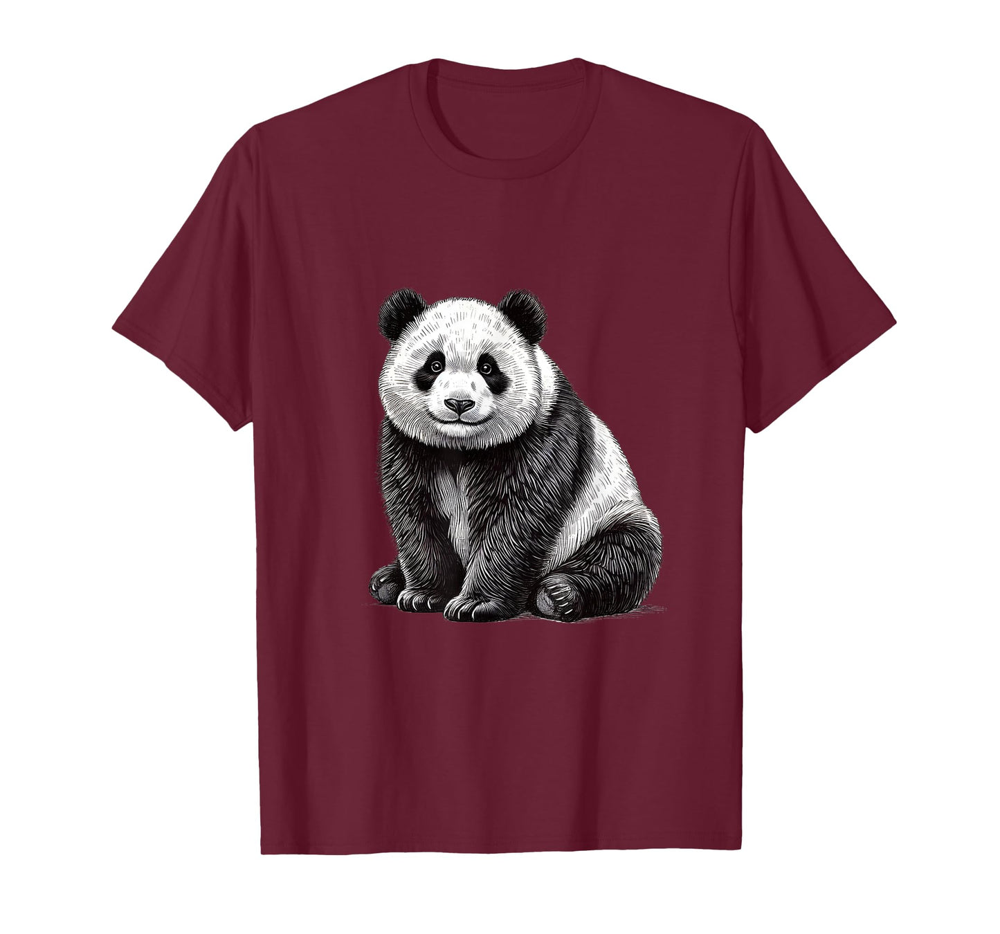 Cute Panda Illustration T-Shirt
