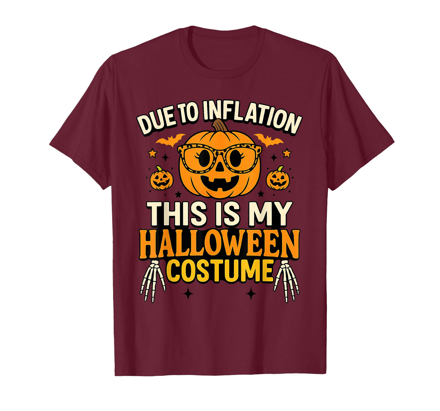 Pumpkin Funny Halloween Costume T-Shirt