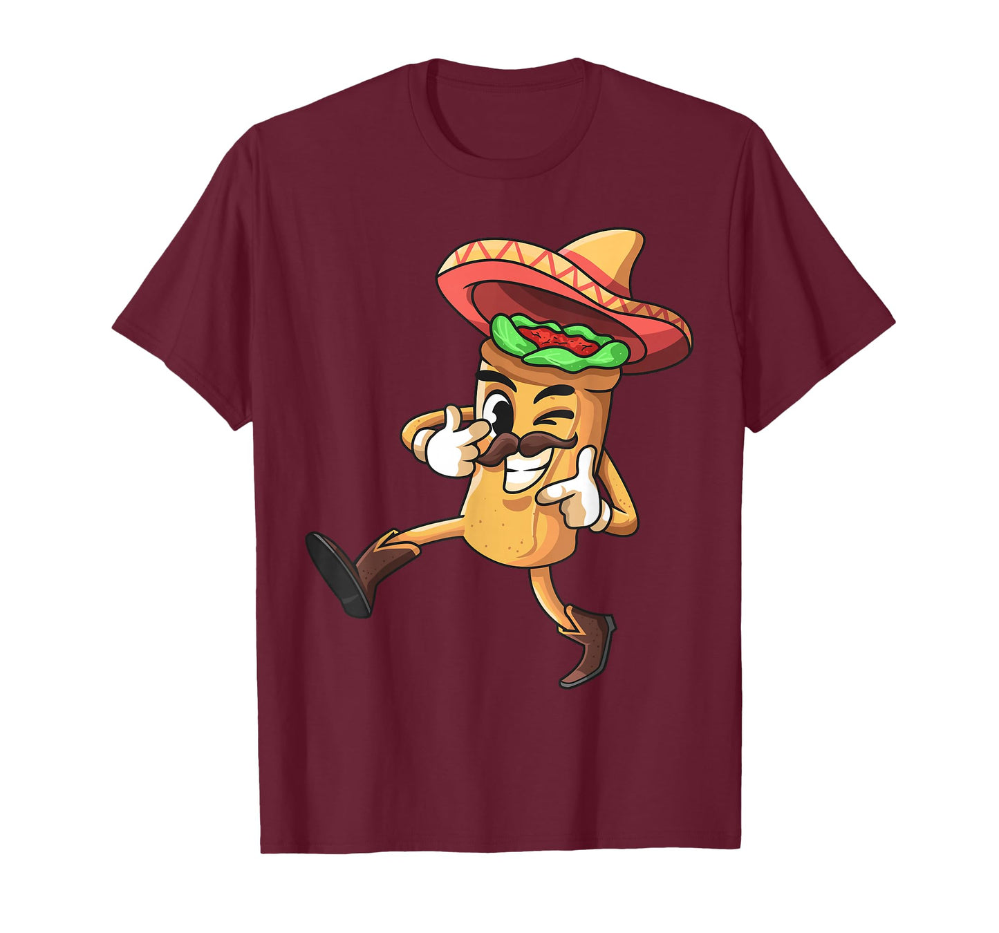 Funny Burrito Mexican | Cinco De Mayo Fiesta Costume T-Shirt