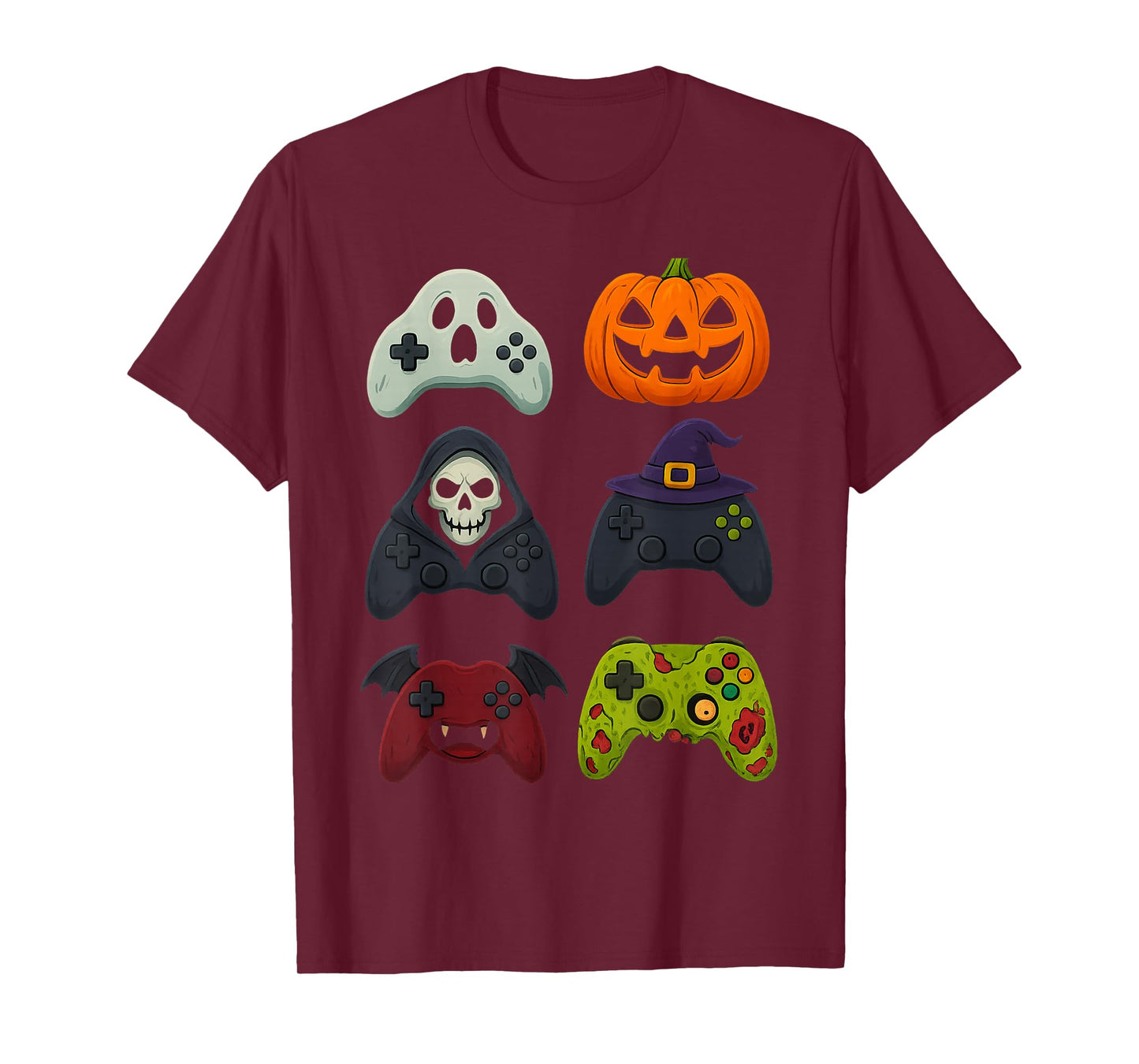 Zombie Mummy Gaming Crew Halloween Tee T-Shirt