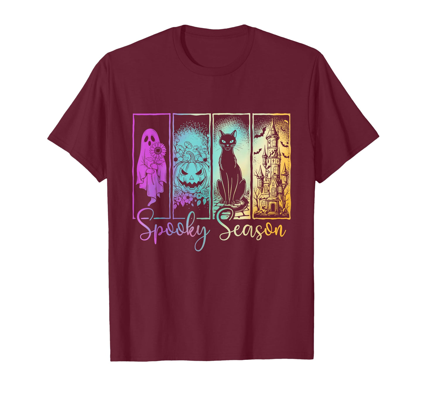 Spooky Season - Halloween Ghost Pumpkin Haunted Party T-Shirt