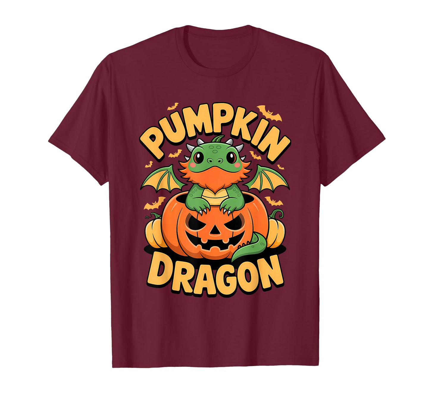 Pumpkin Patch Dragon Bearded Dragons Halloween T-Shirt